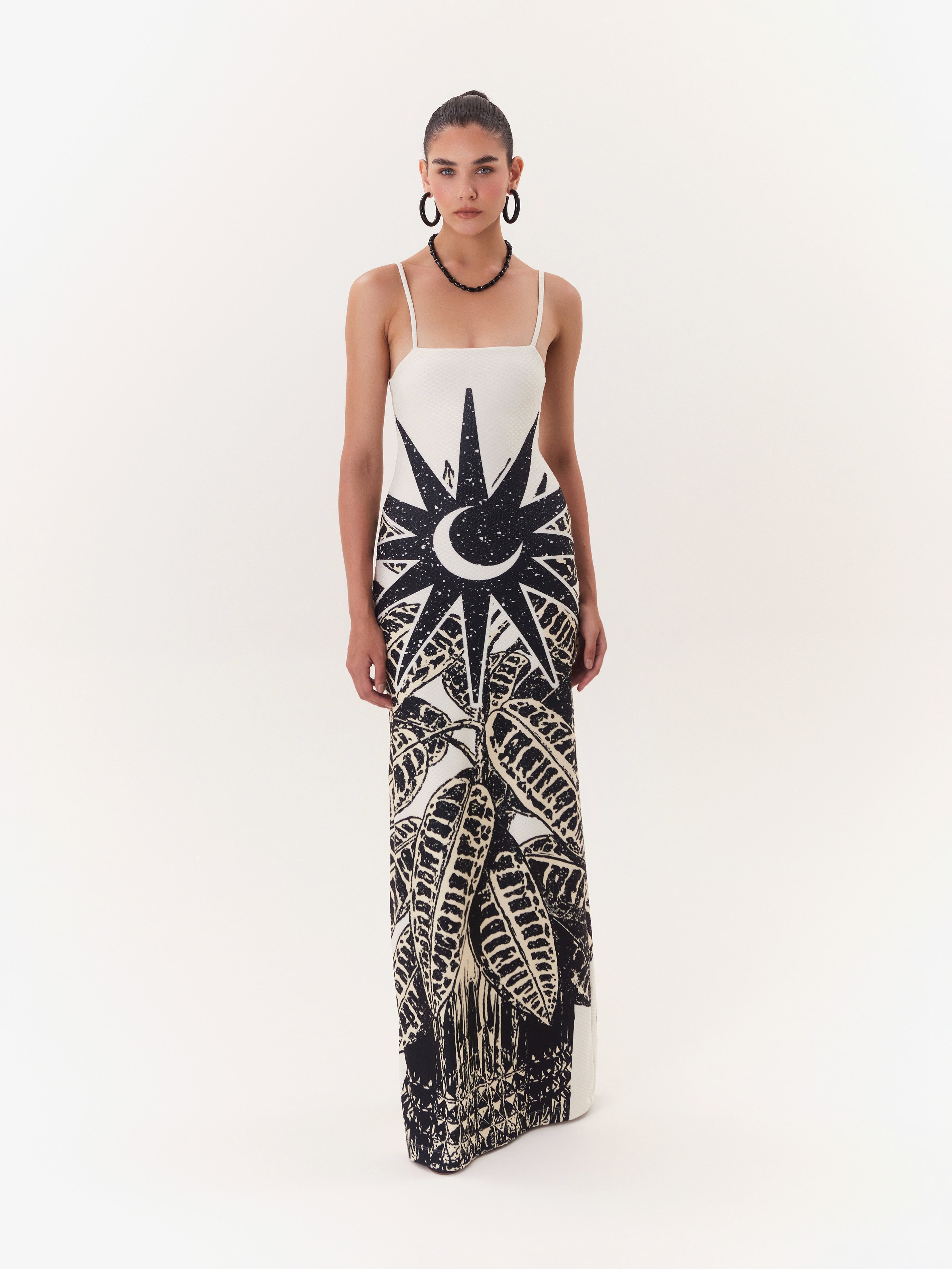 Maxi Dress Solar - Negro