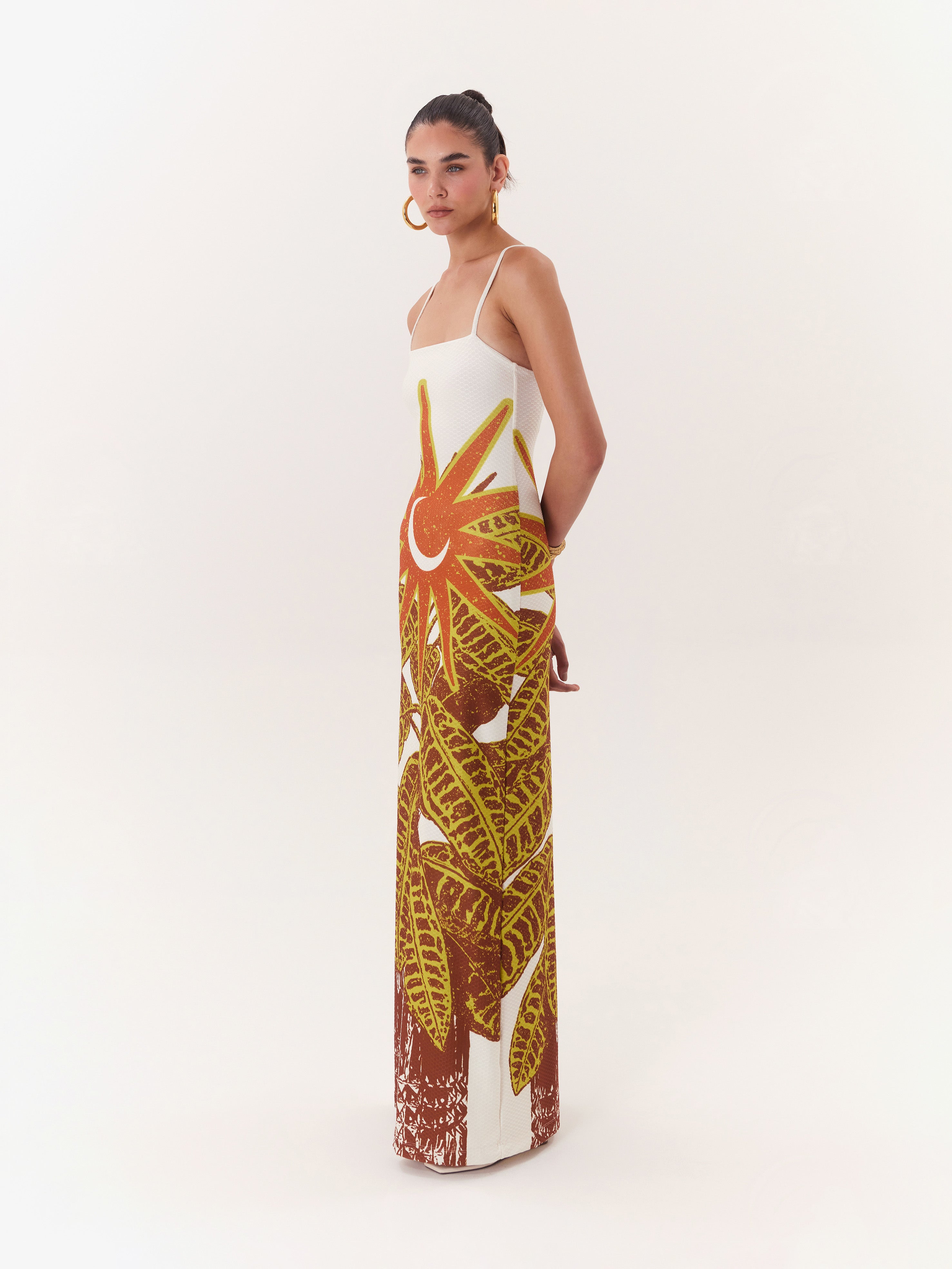 Maxi Dress Solar - Café