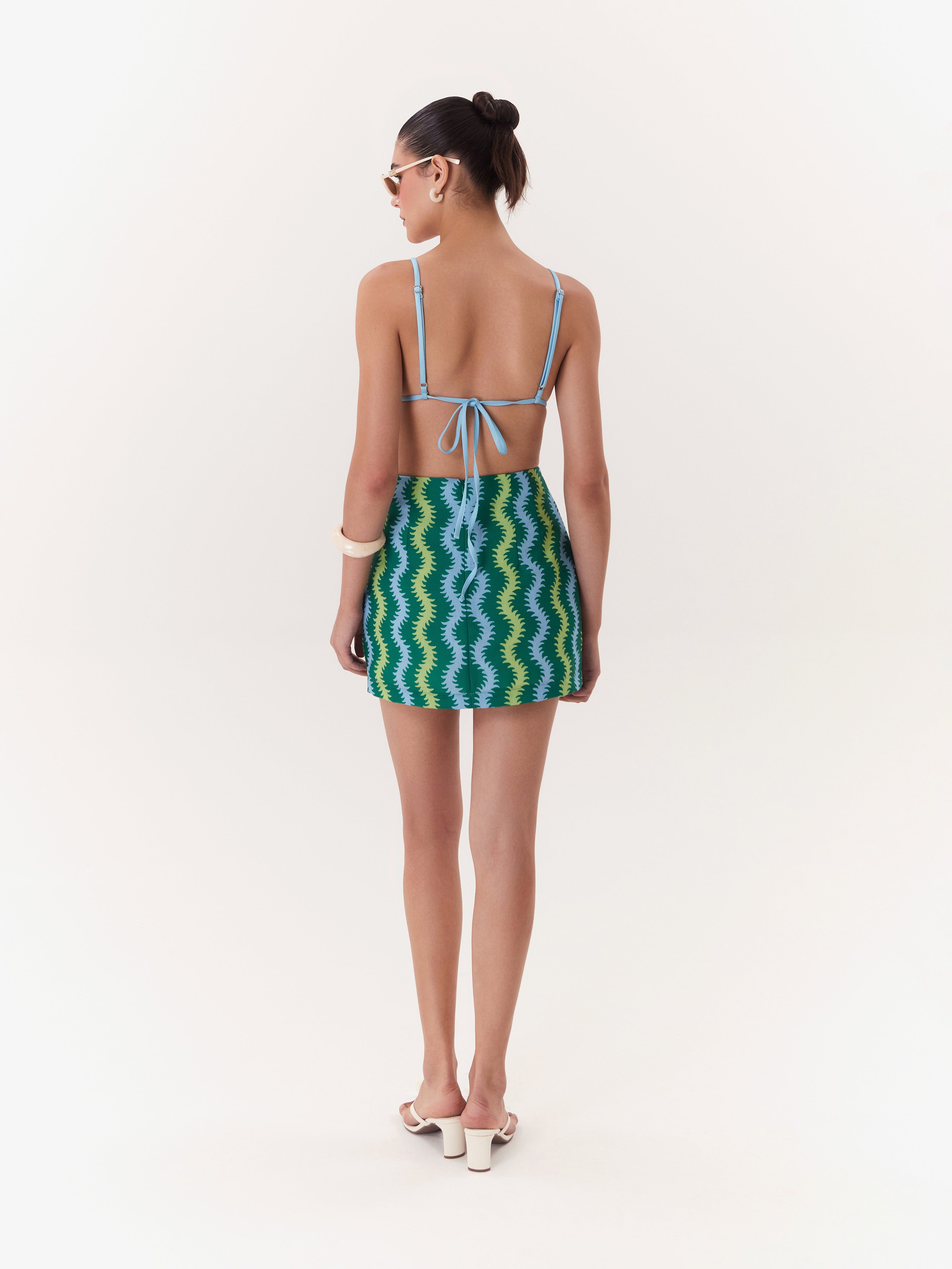 Mini Falda Solar - Verde