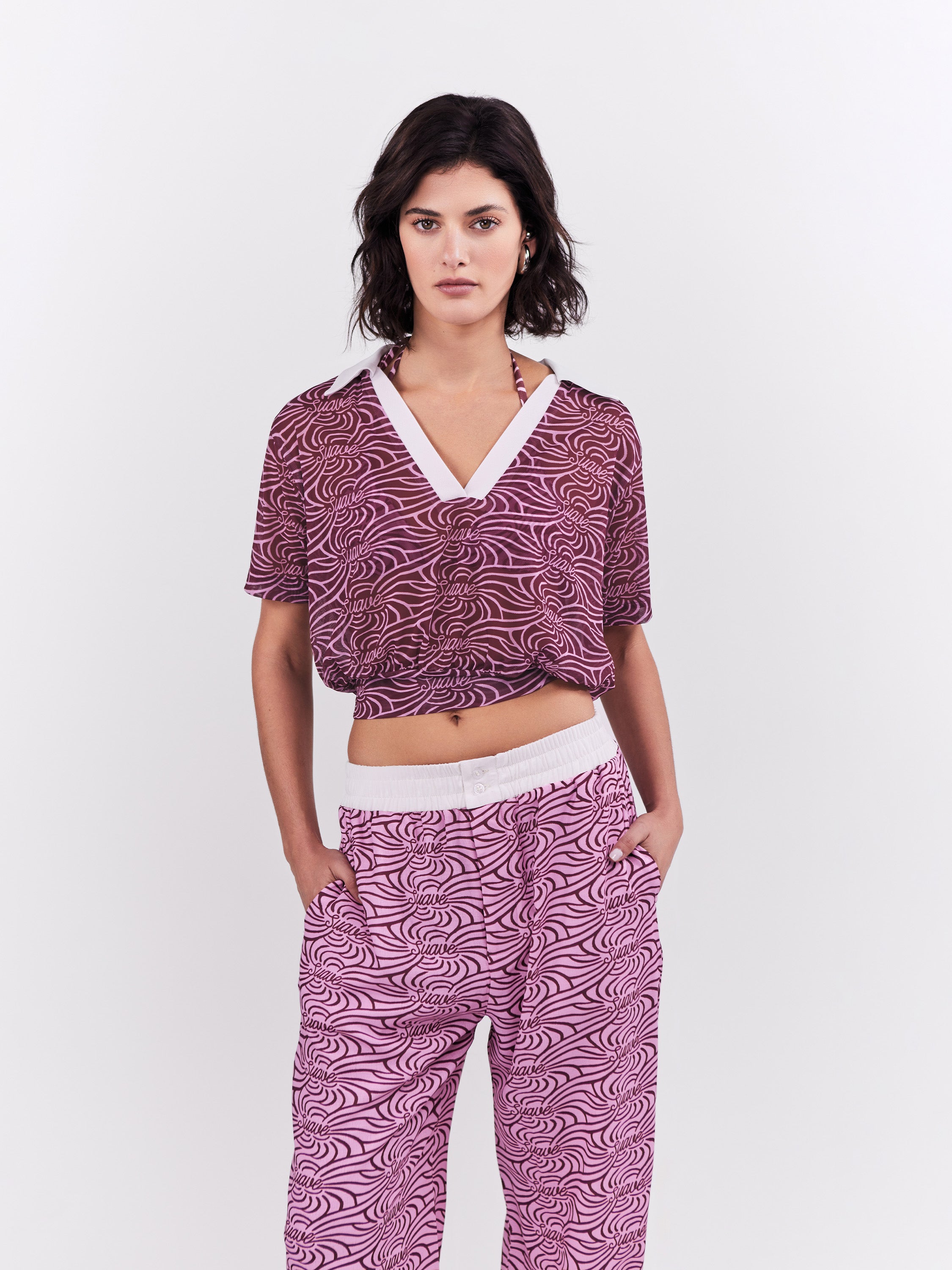 Pantalón Elastico Suave - Magenta