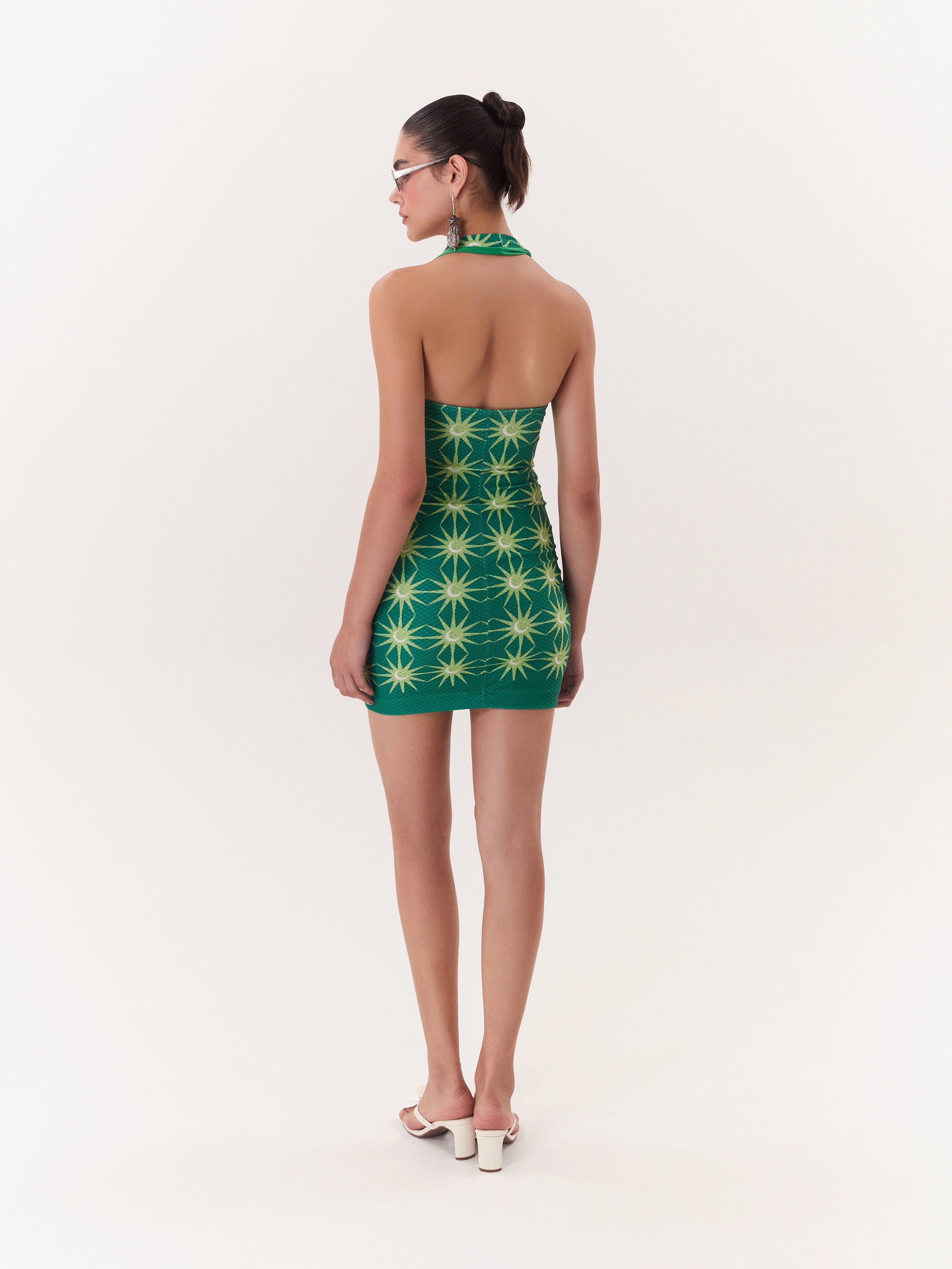 Mini Dress Solar - Verde