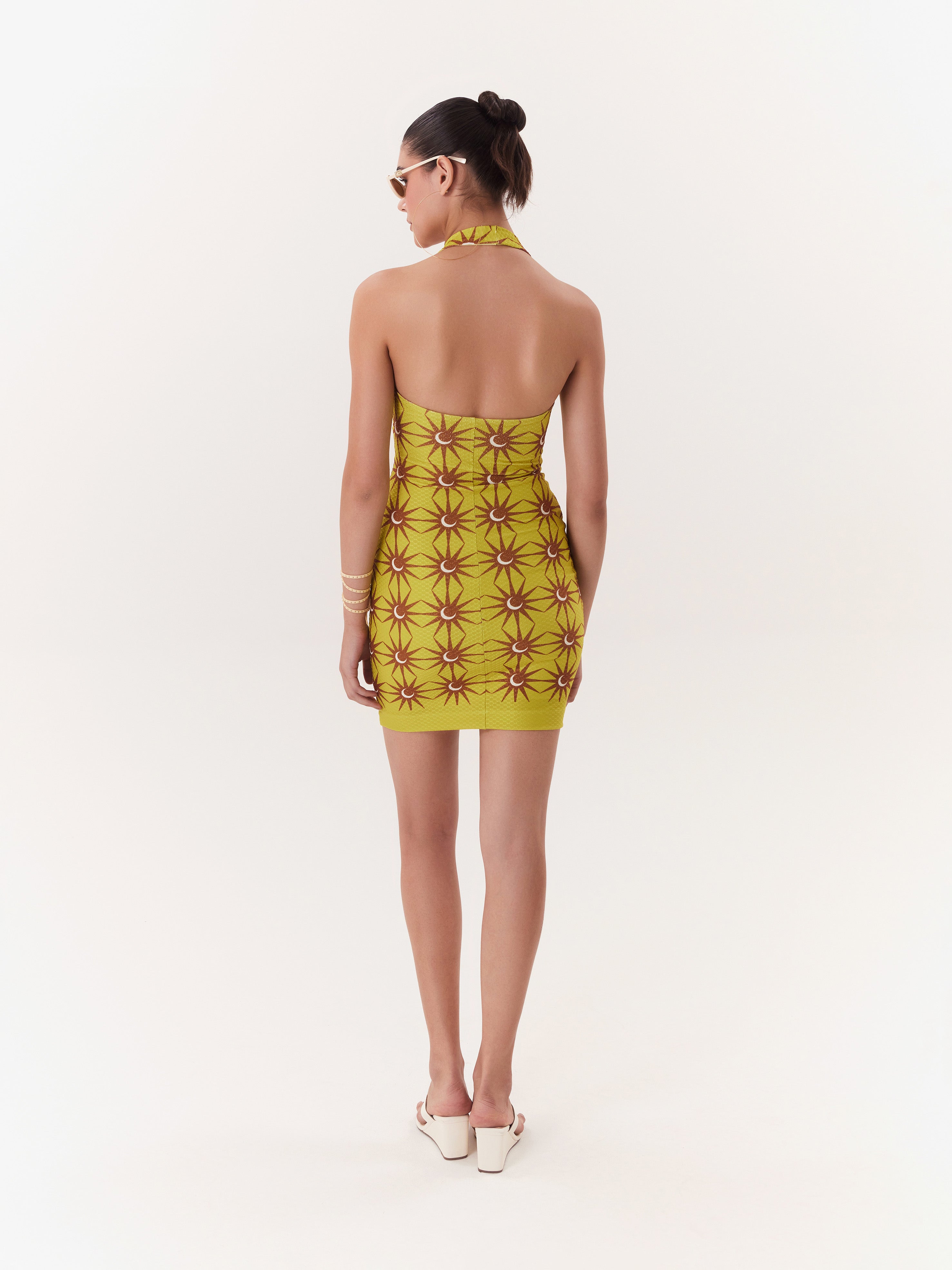 Mini Dress Solar - Café