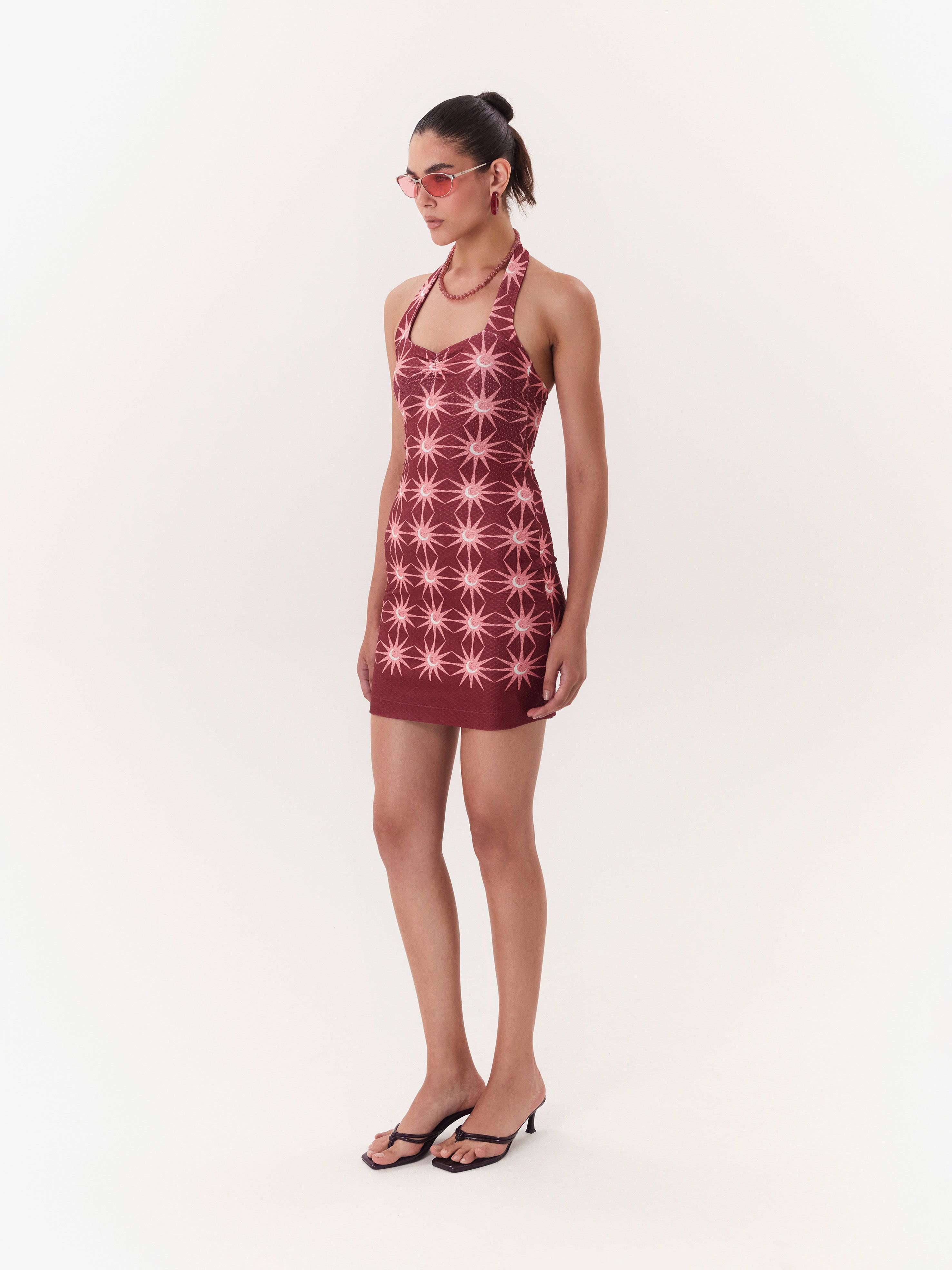 Mini Dress Solar - Vino