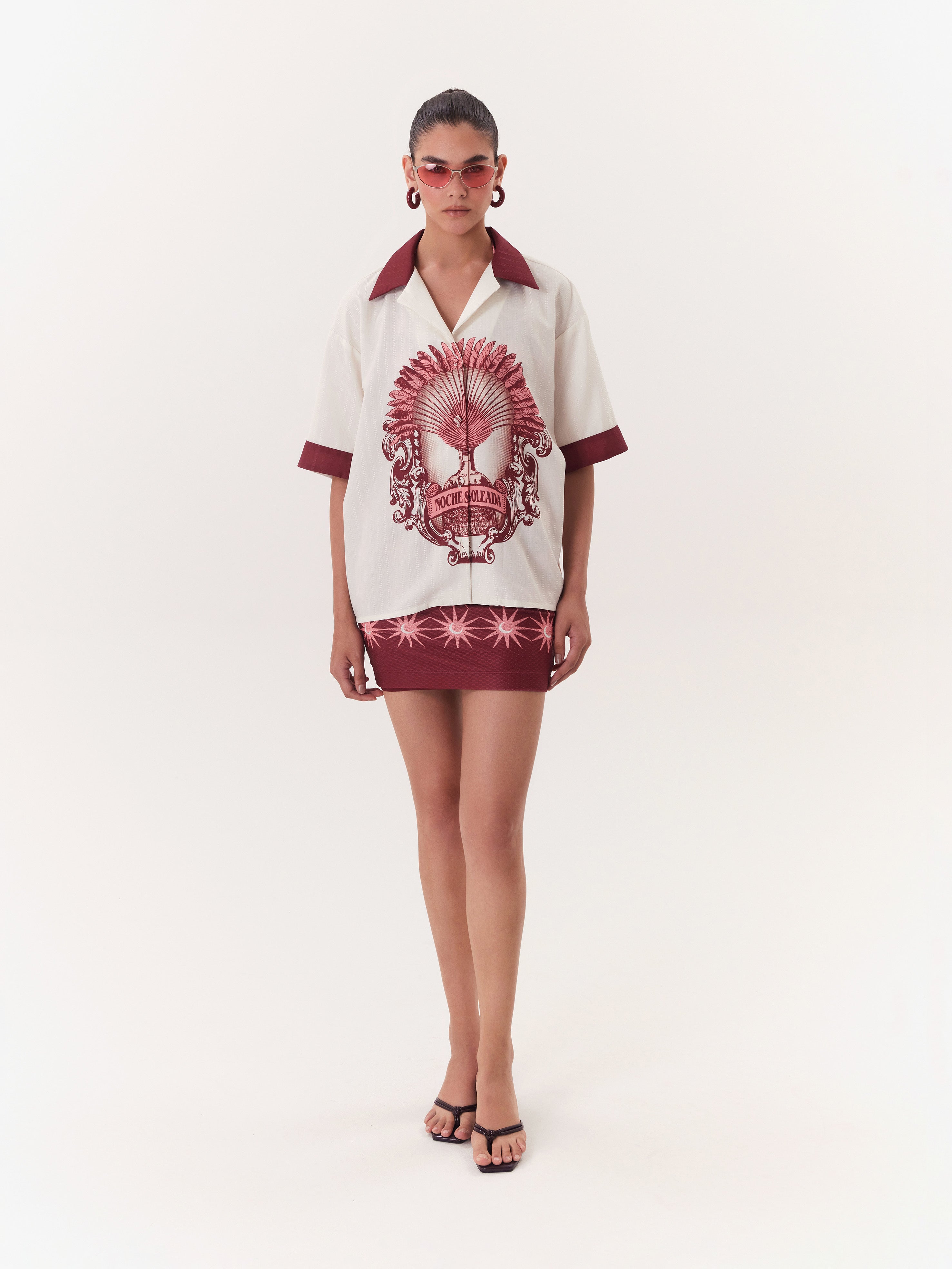 Blusa Solar - Vino