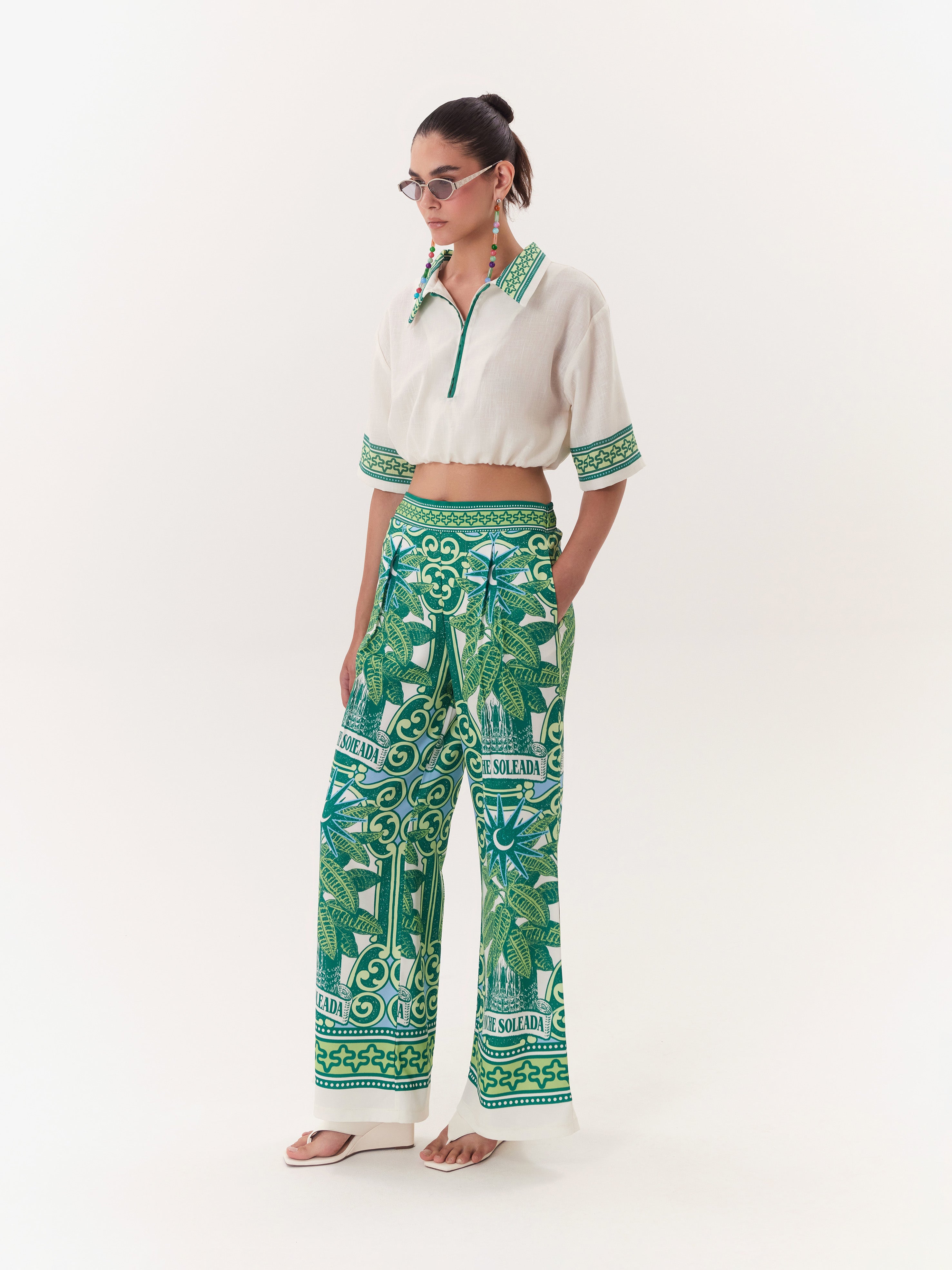 Cropped Top Solar - Verde