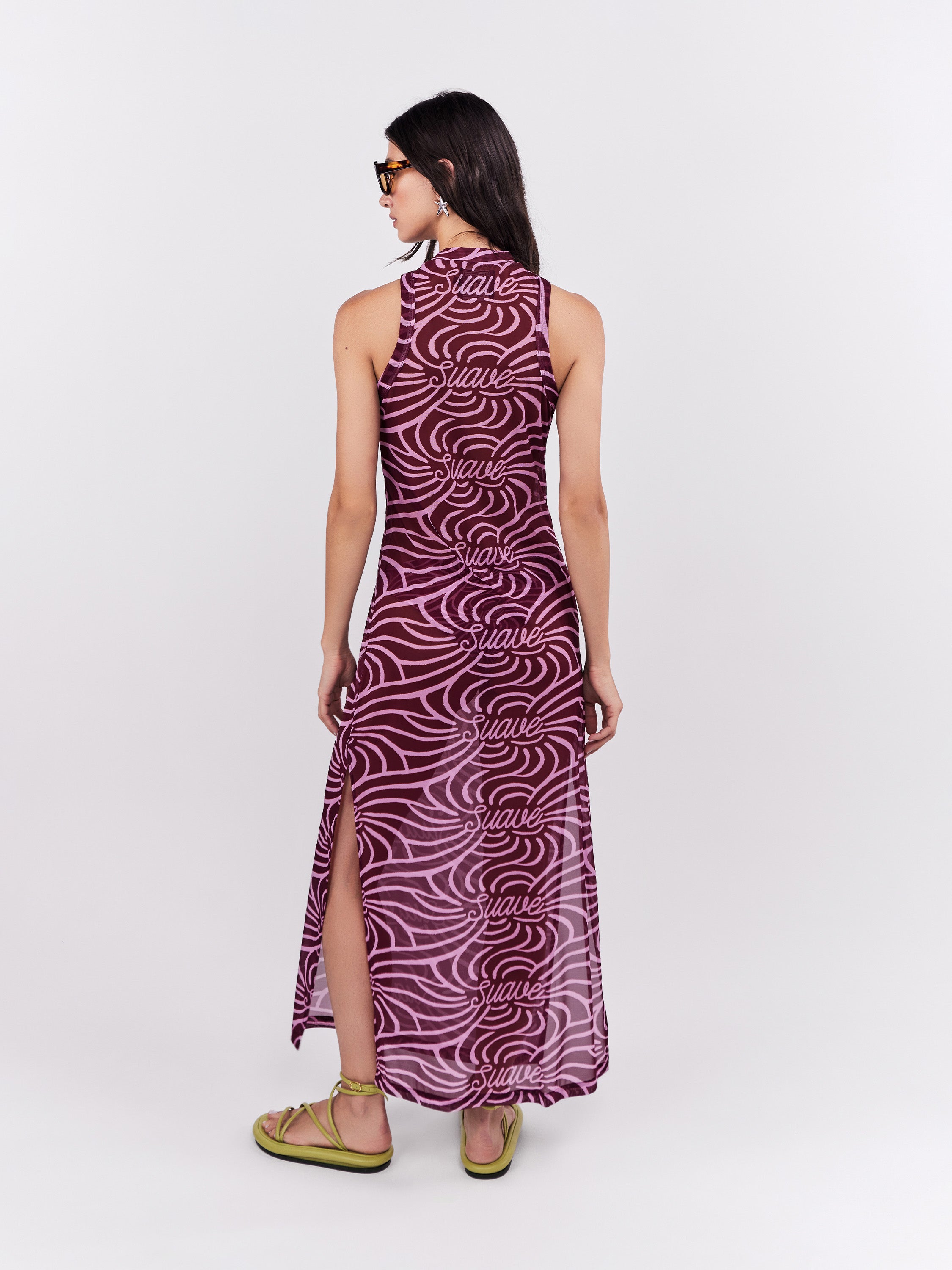 Mesh Dress Suave - Magenta