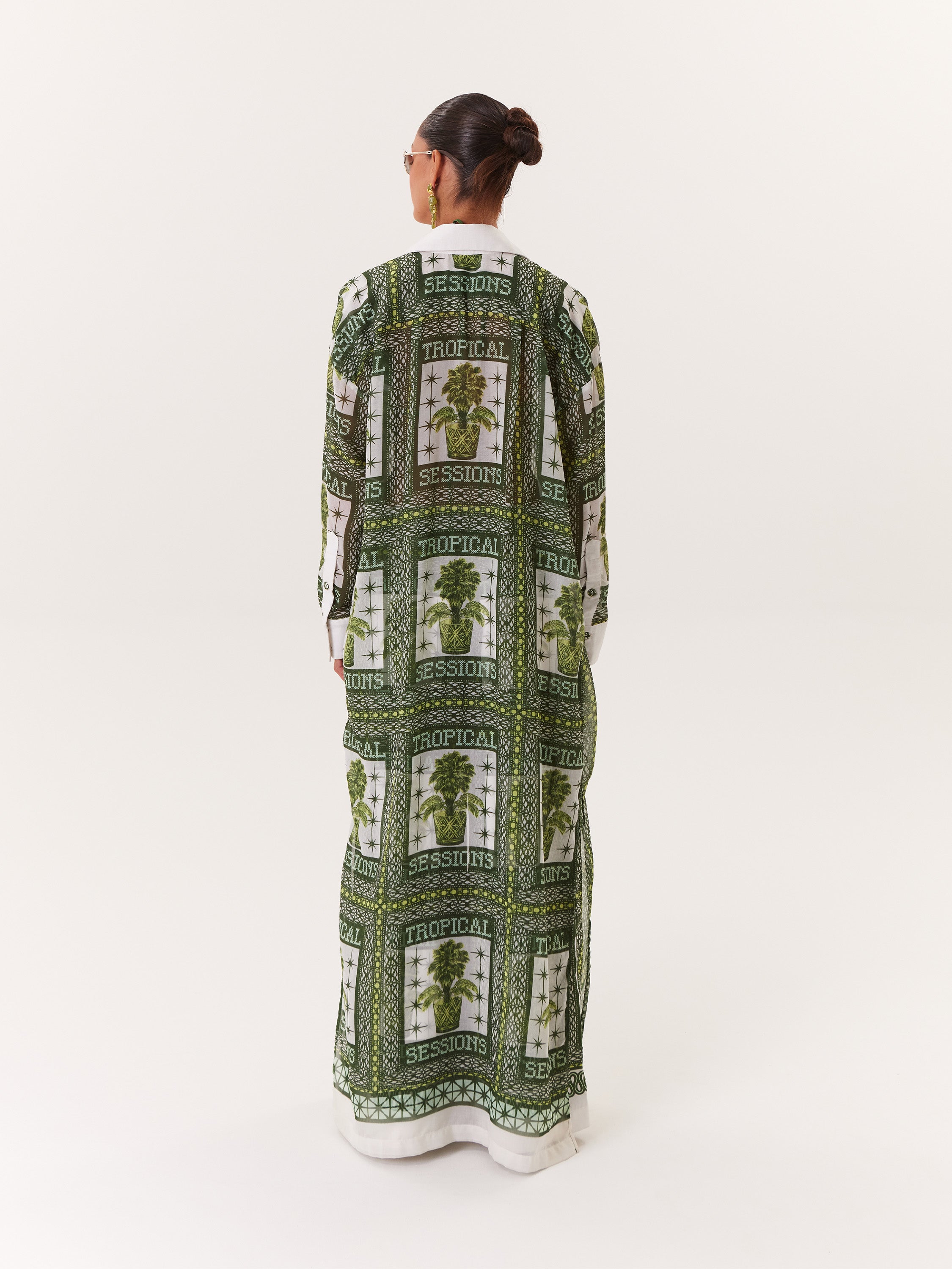 Kimono Tropical - Verde