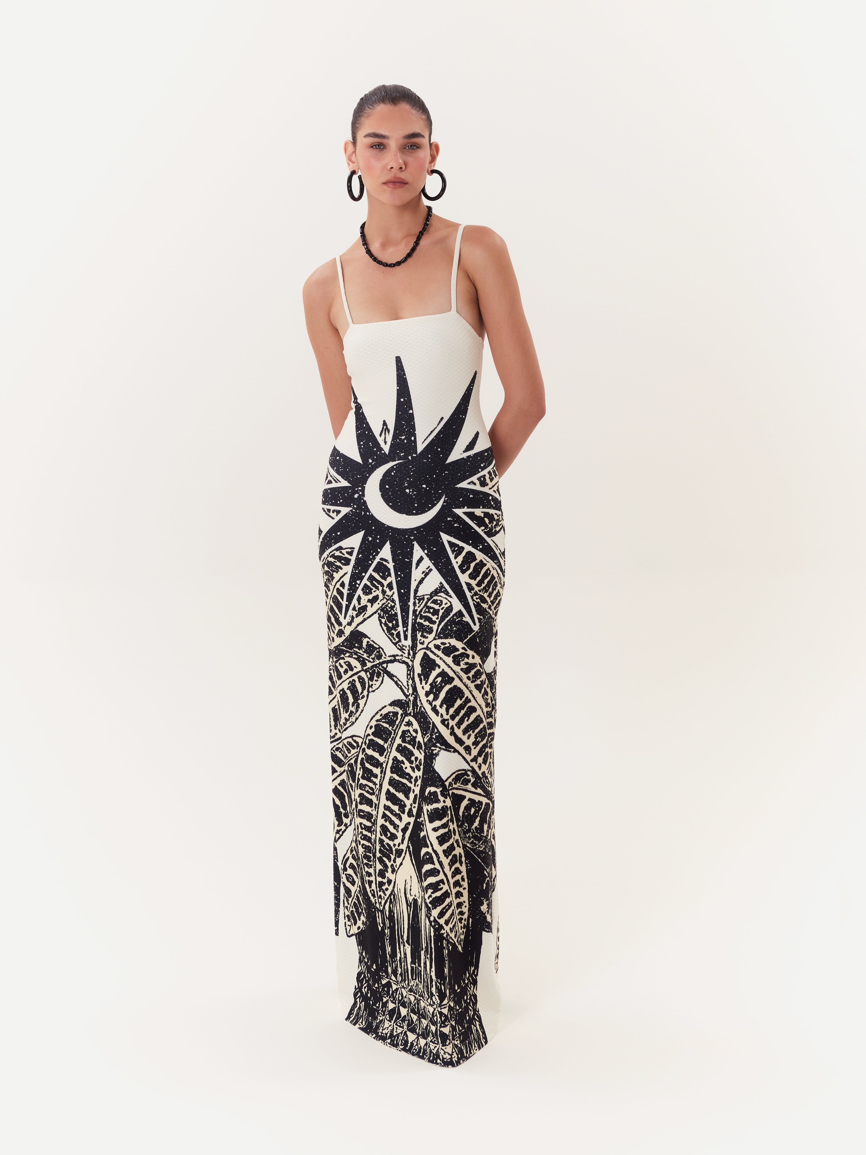 Maxi Dress Solar - Negro