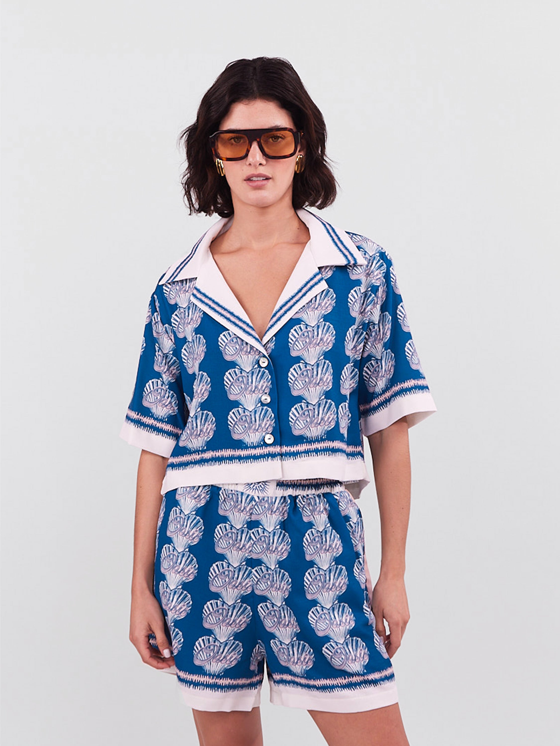 Mini Blouse Oasis - Azul