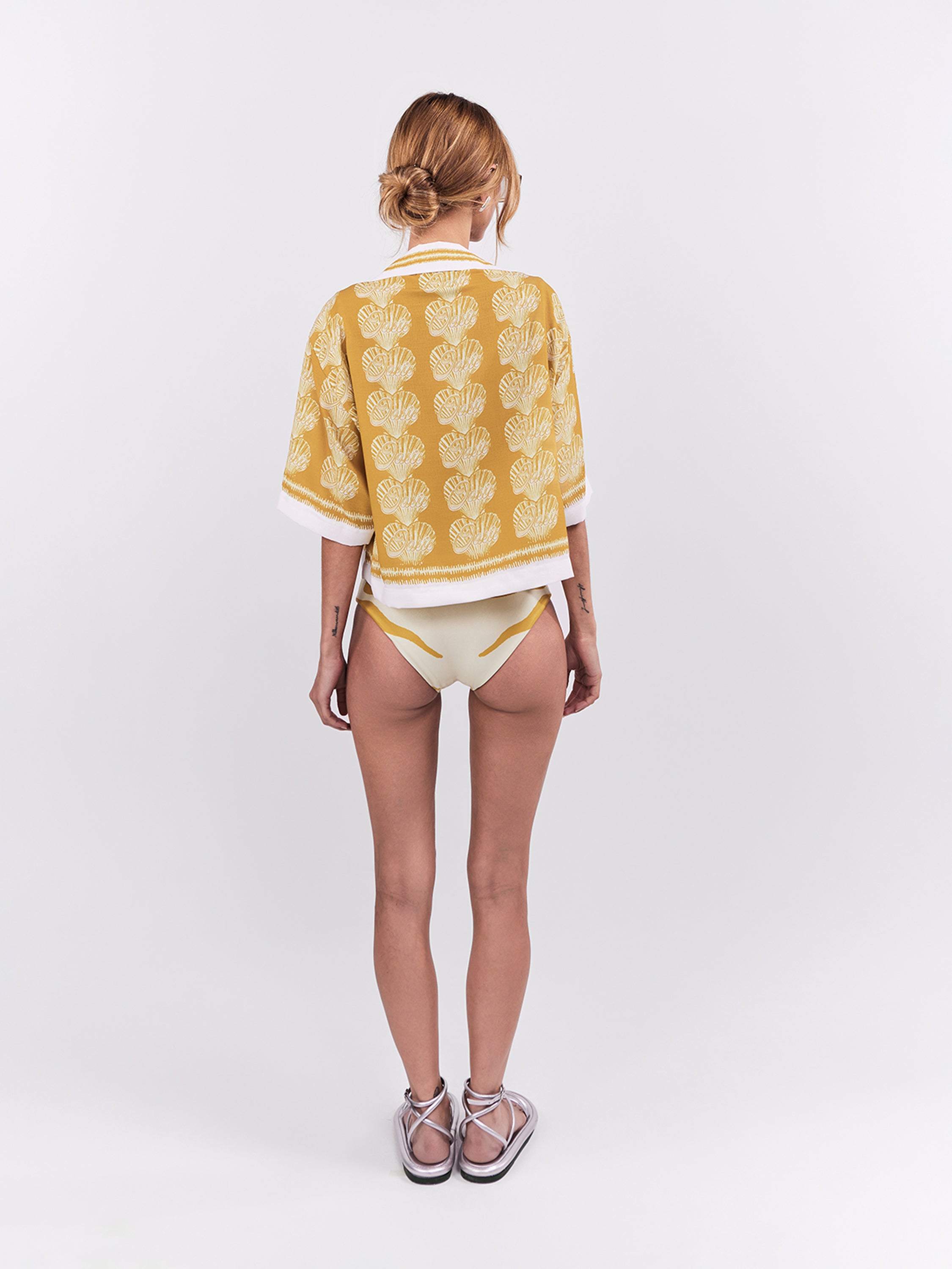 Cropped Blouse Oasis - Oro