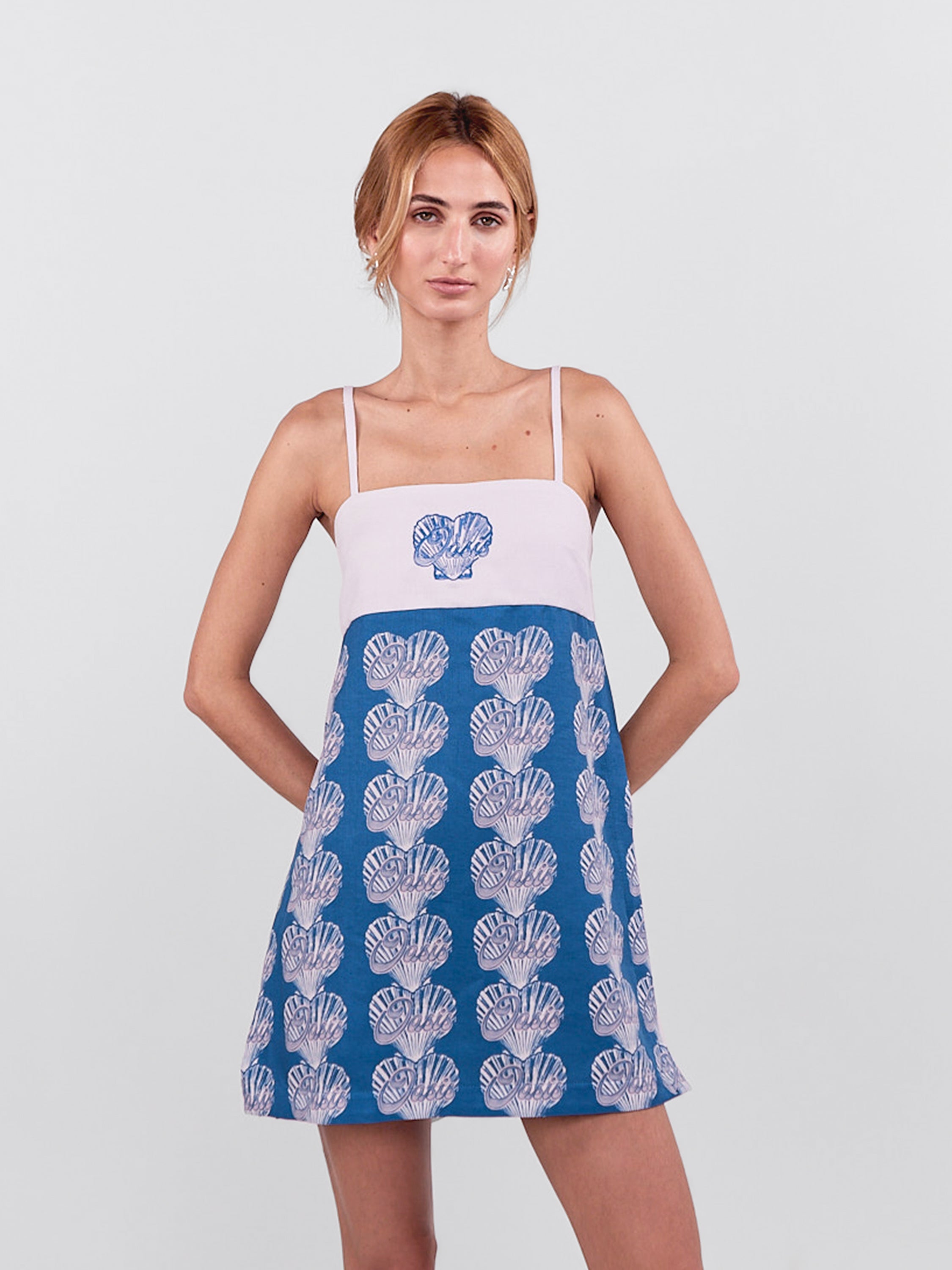 Mini Dress Oasis - Azul