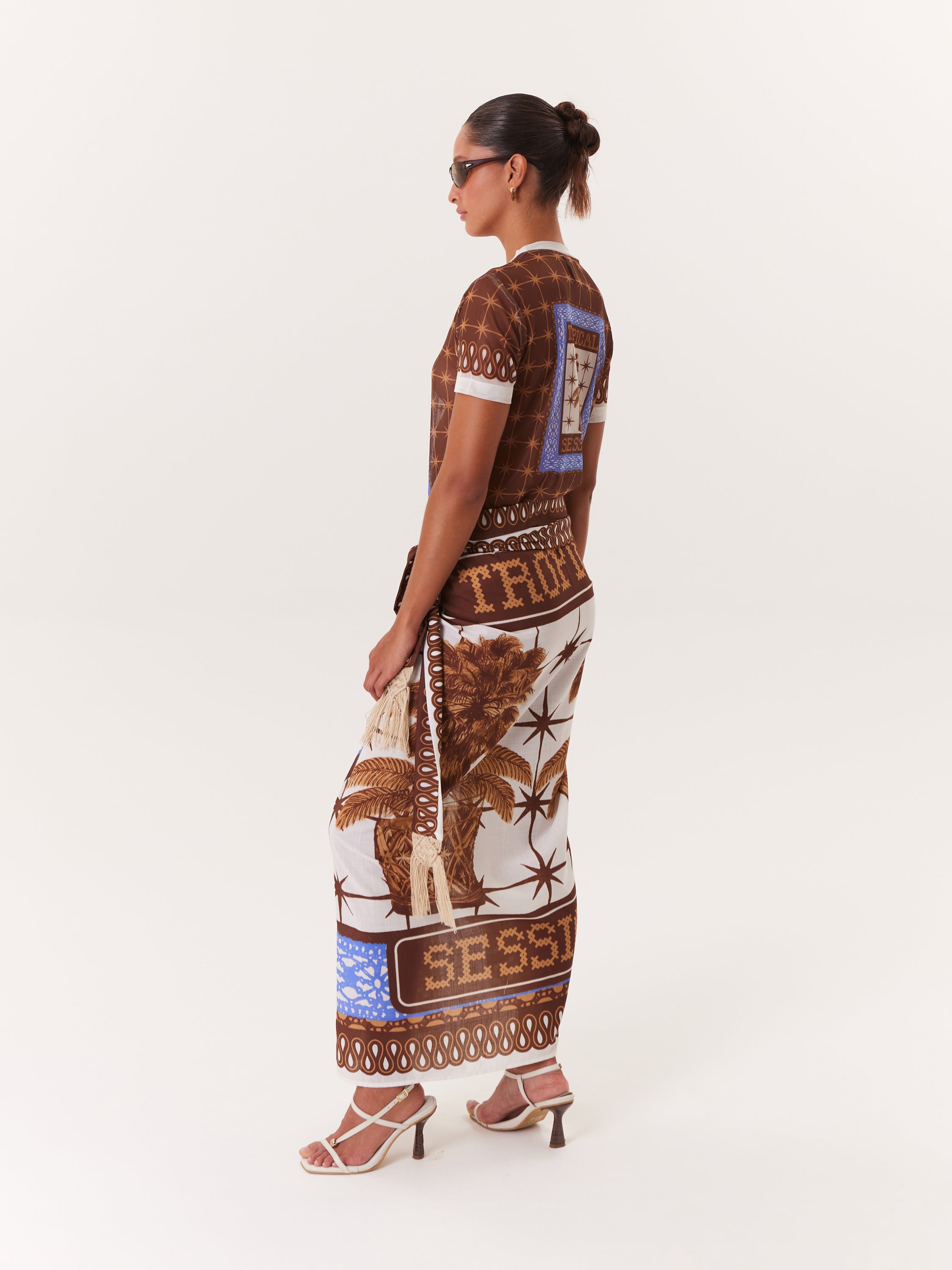 Pareo Tropical - Azul