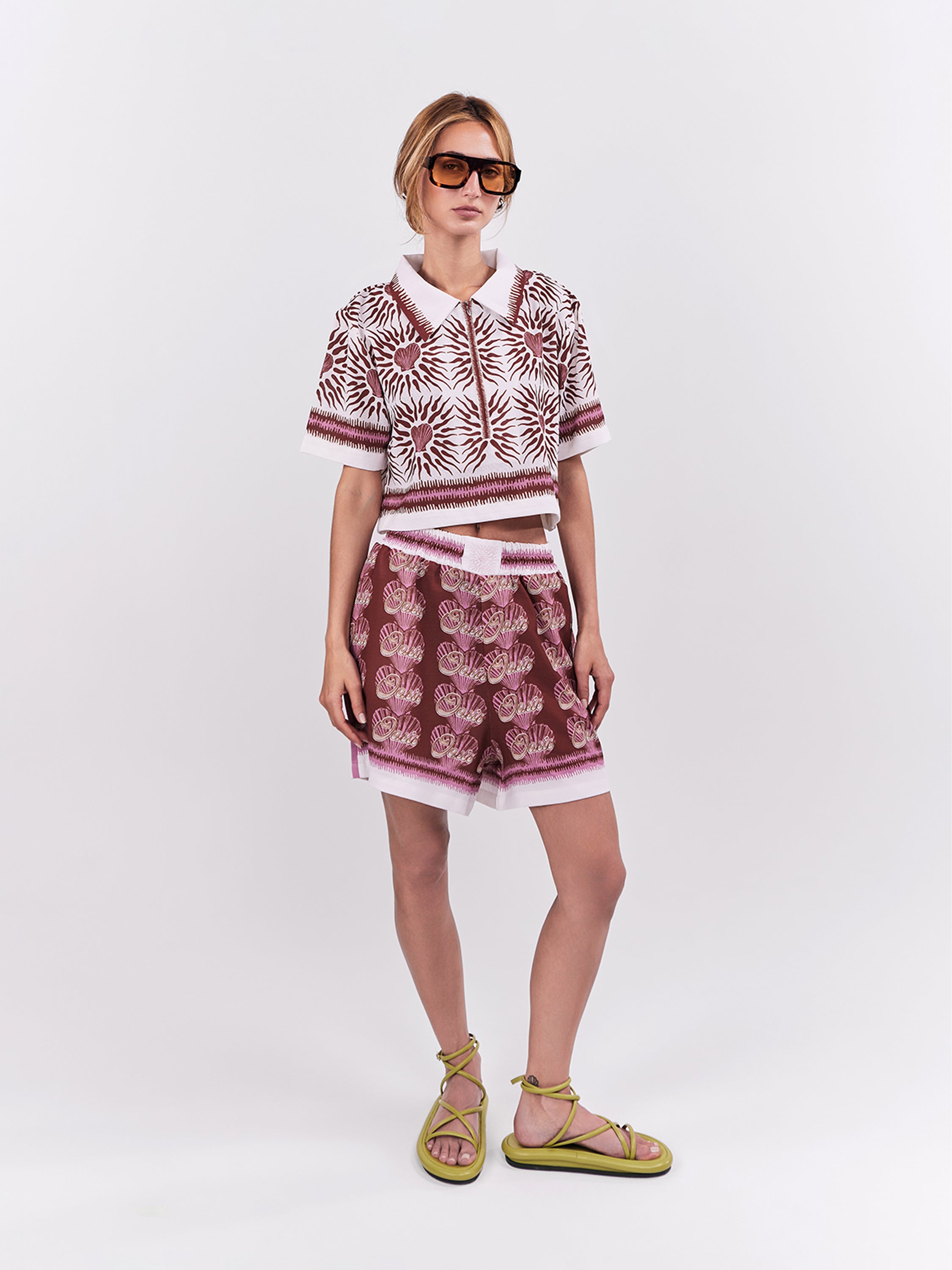 Short Elastico Oasis - Terracota