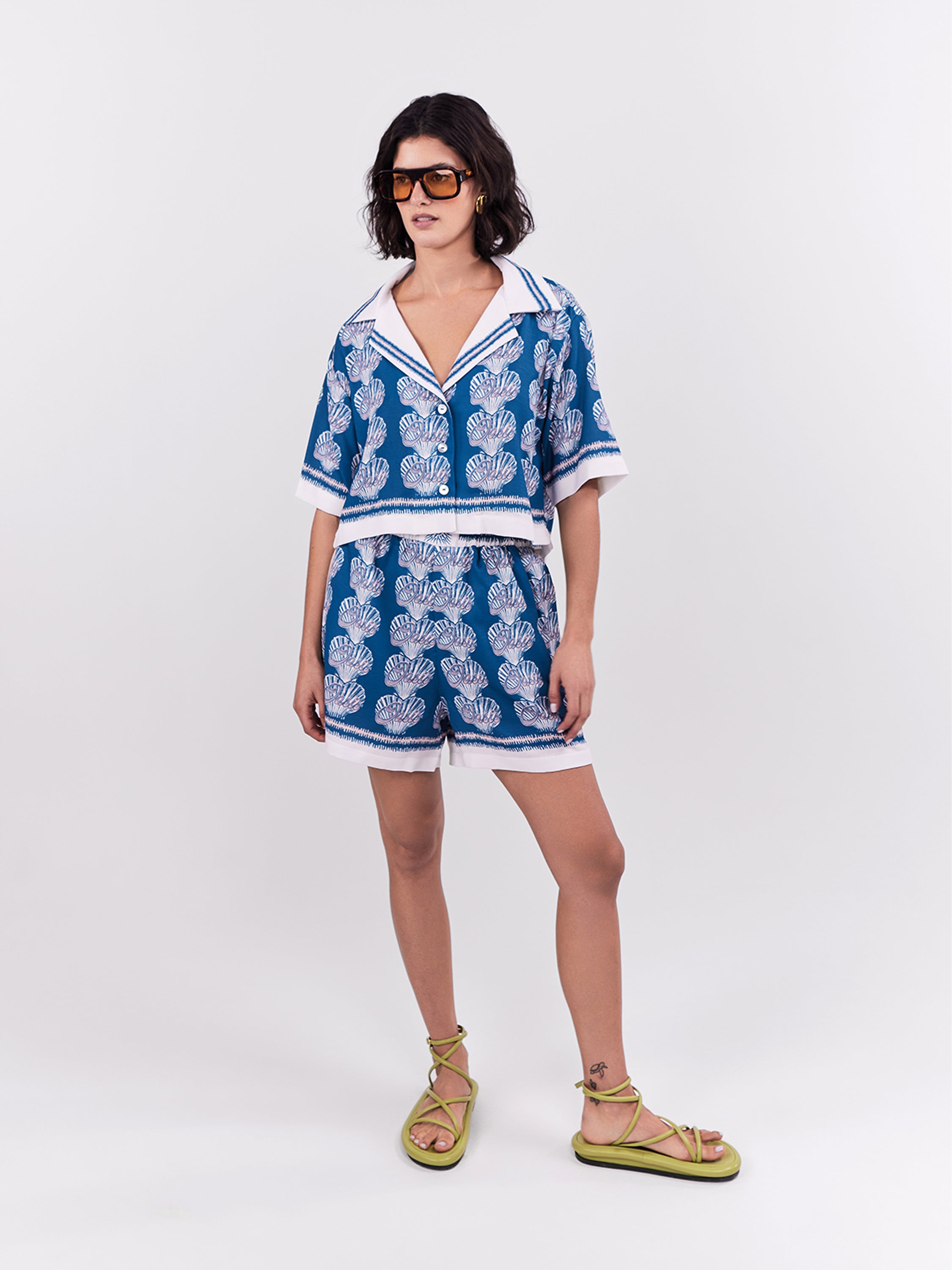 Mini Blouse Oasis - Azul