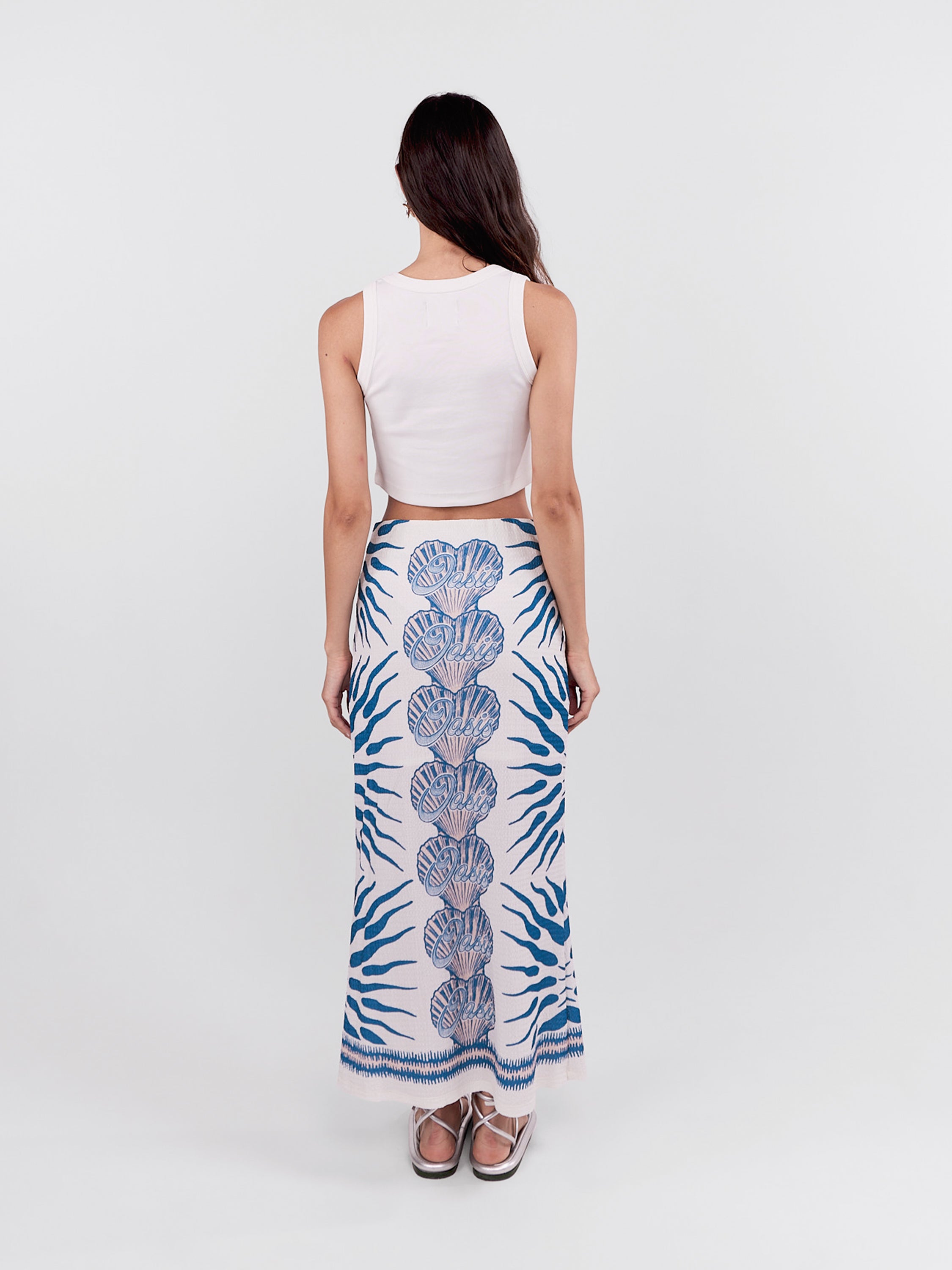 Cropped Tank Top Oasis - Ivory