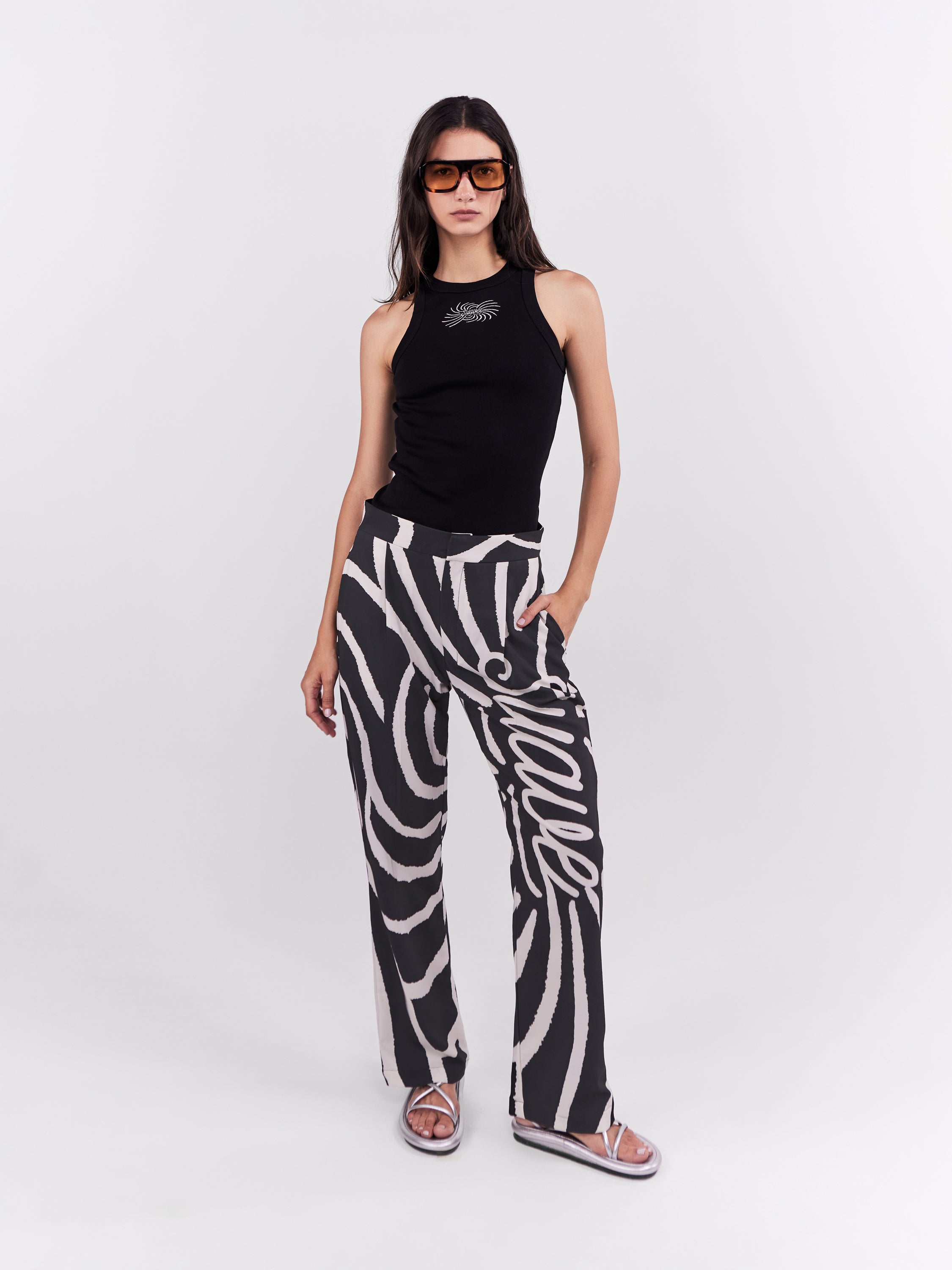Tank Top Suave - negro