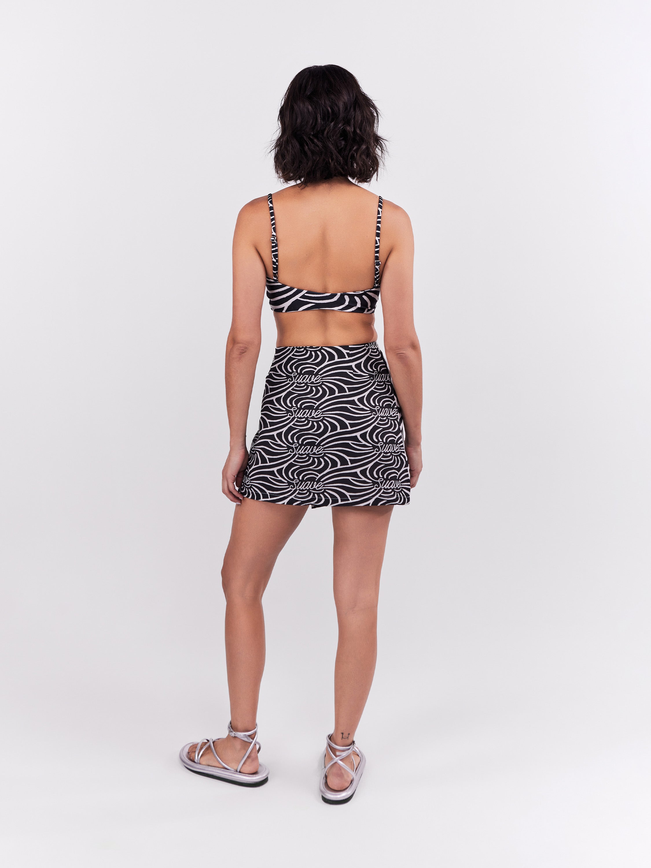 Mini Falda Suave - Negro