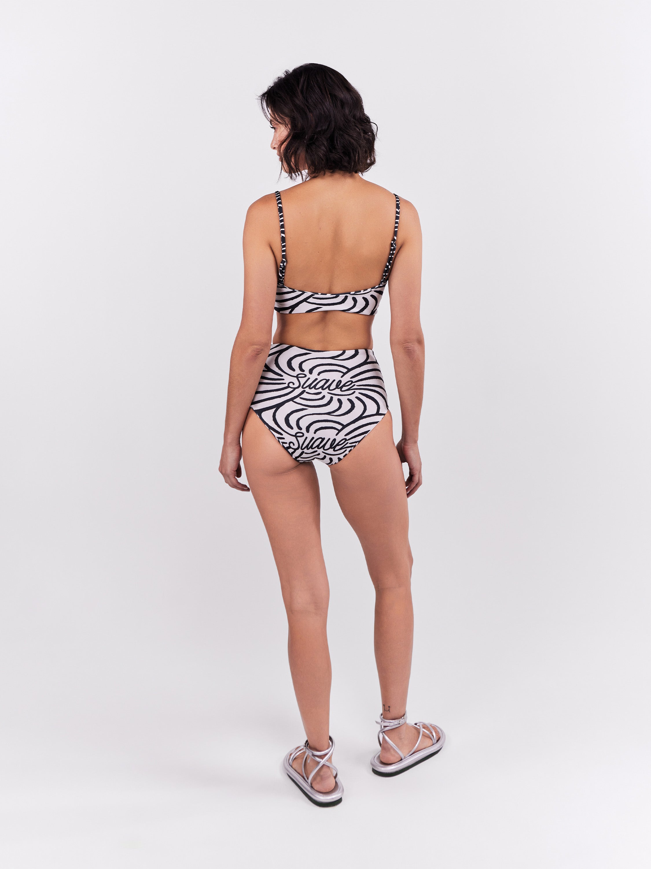 Bottom Alto De Bikini Suave - Negro