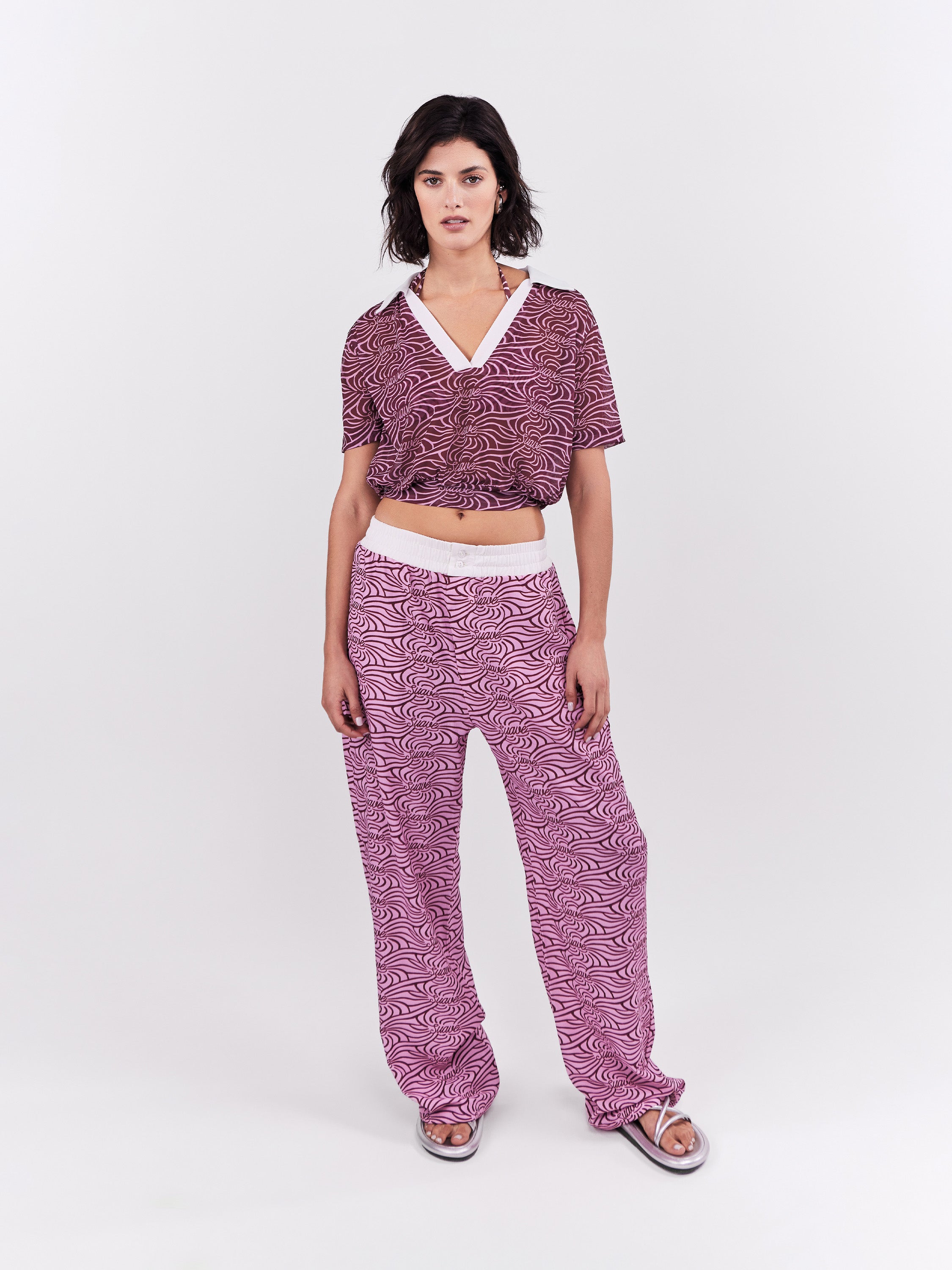 Pantalón Elastico Suave - Magenta