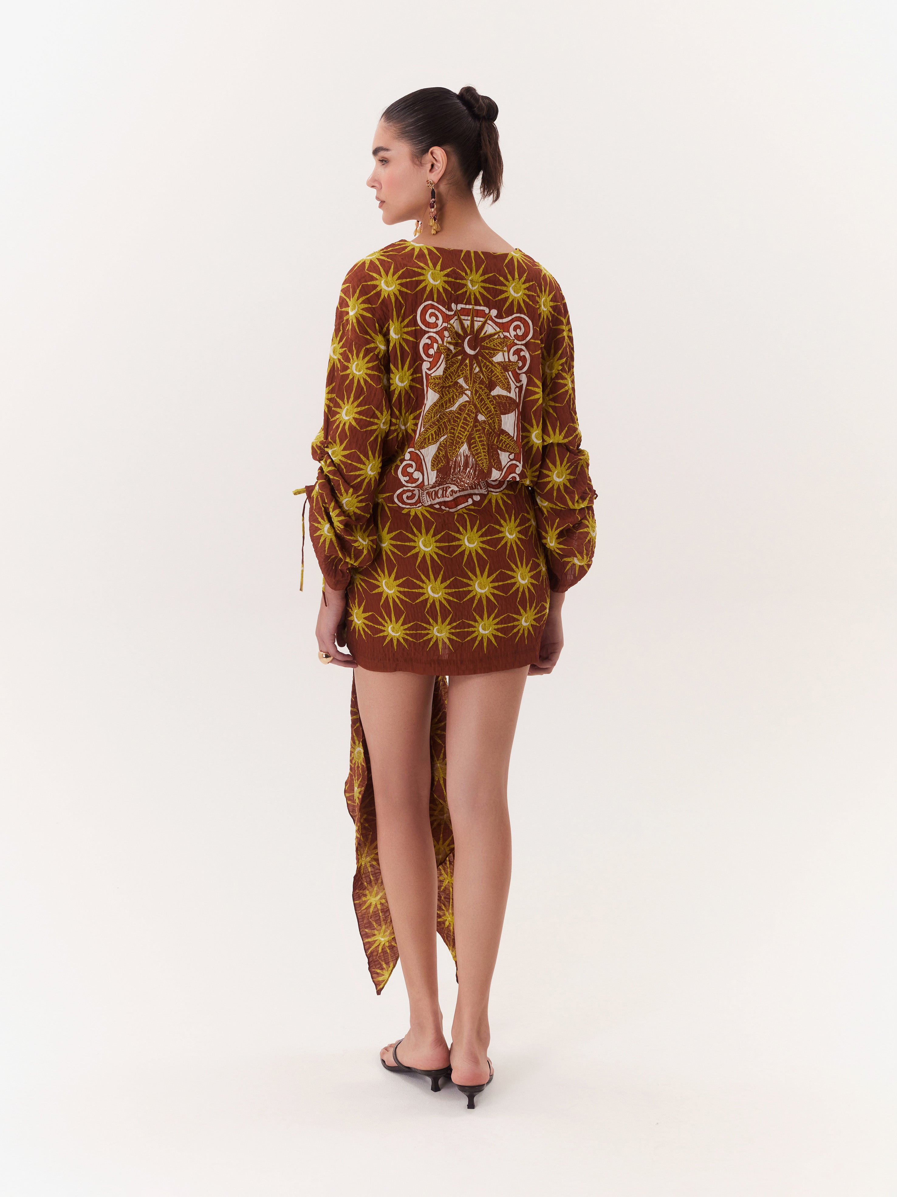 Wrap Dress Solar - Café