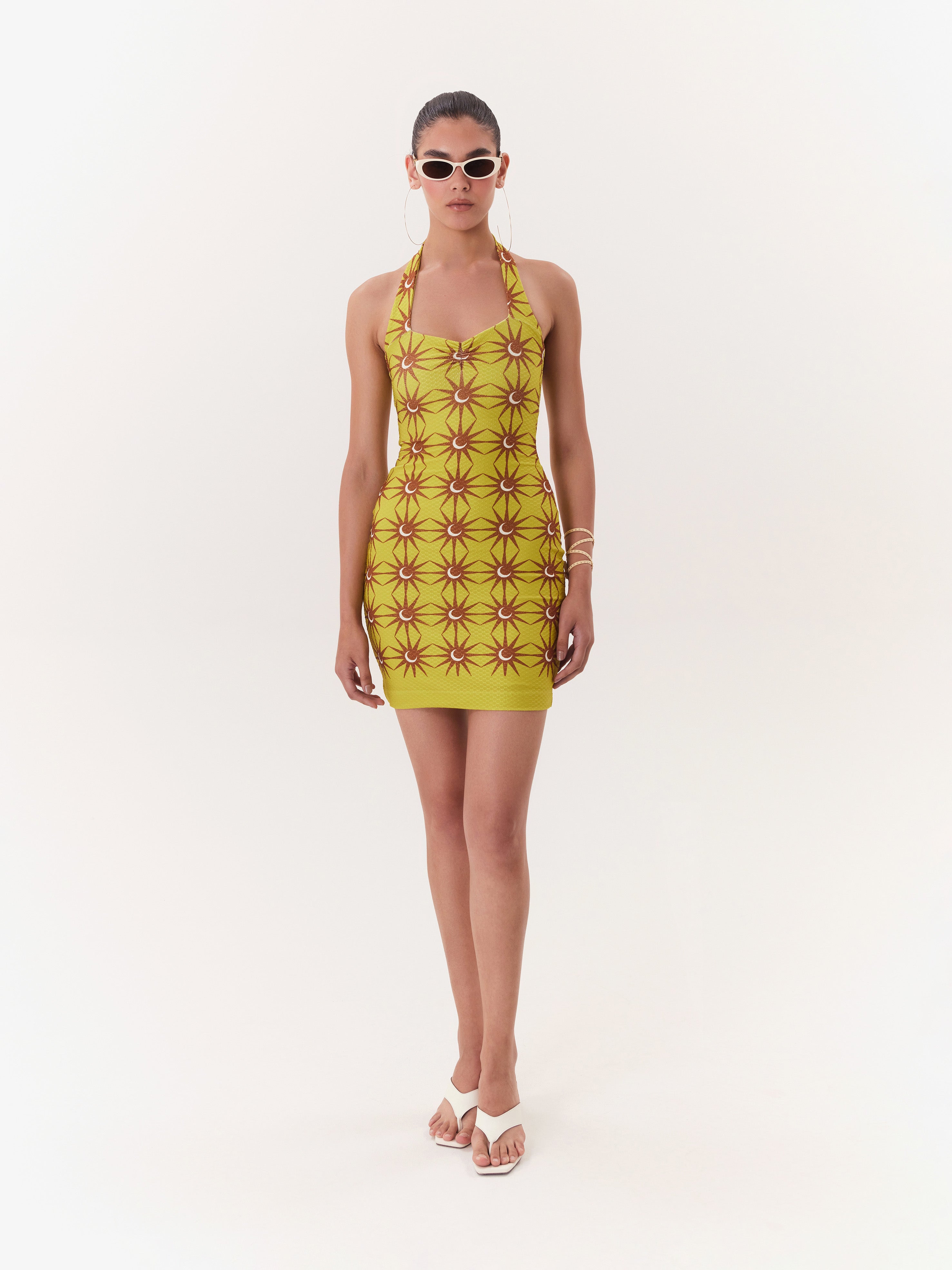 Mini Dress Solar - Café
