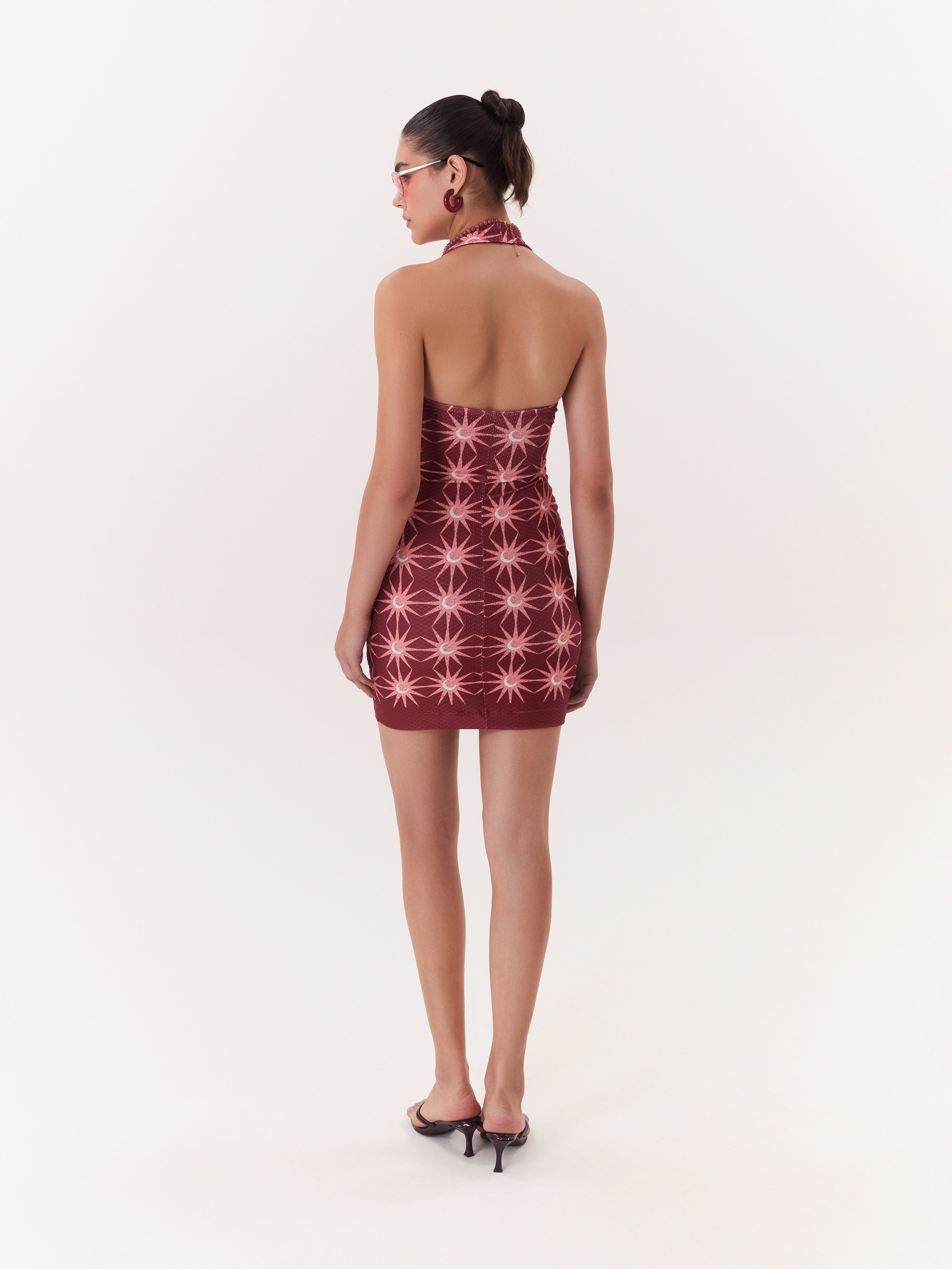Mini Dress Solar - Vino