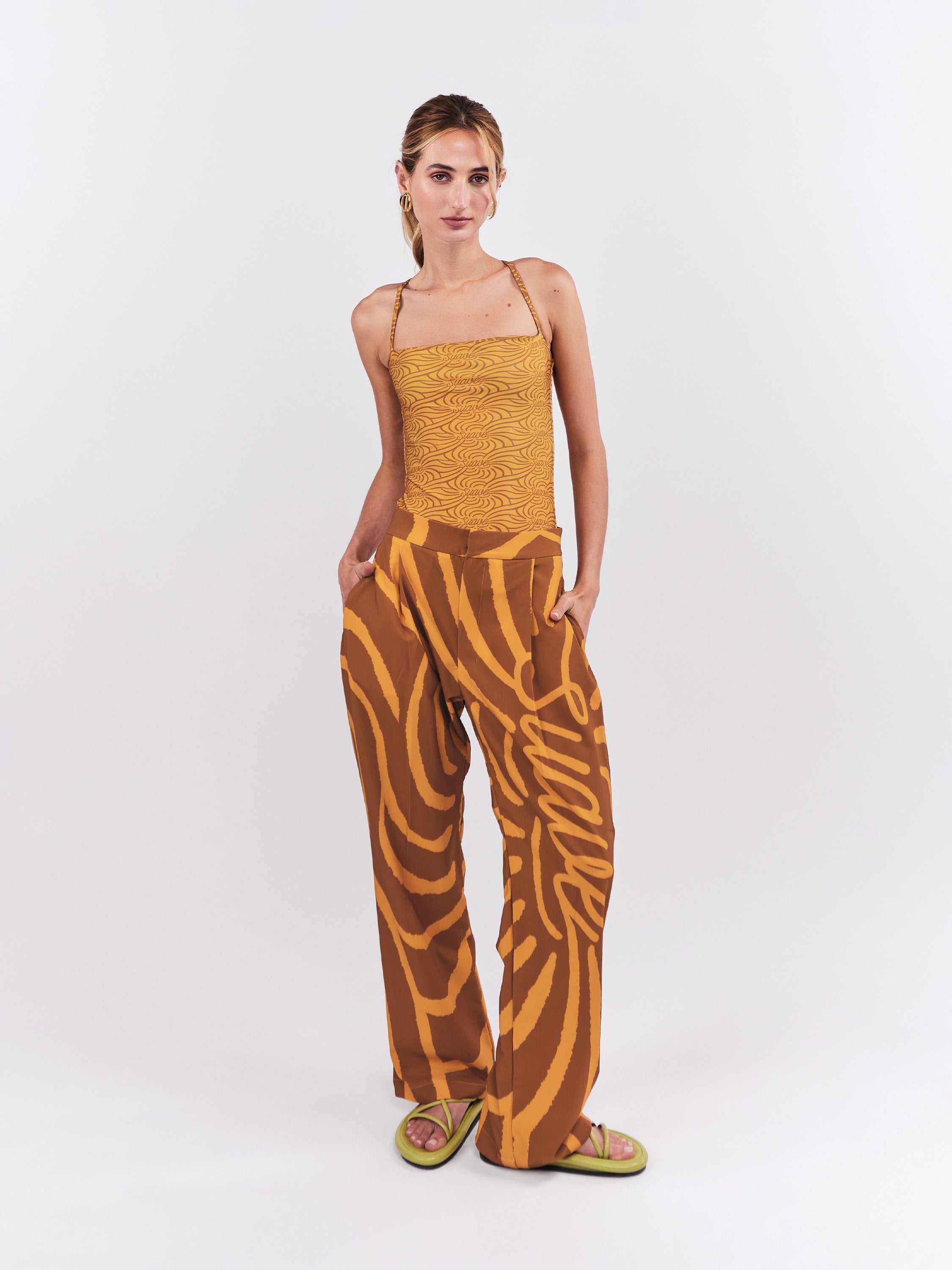 Pantalón Suave - Ocre