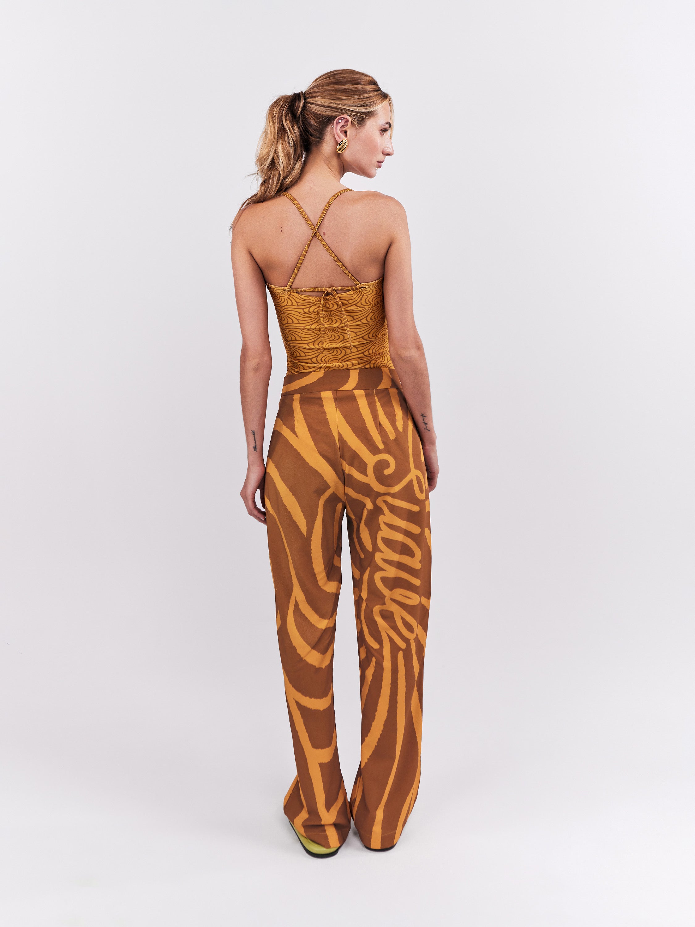 Pantalón Suave - Ocre