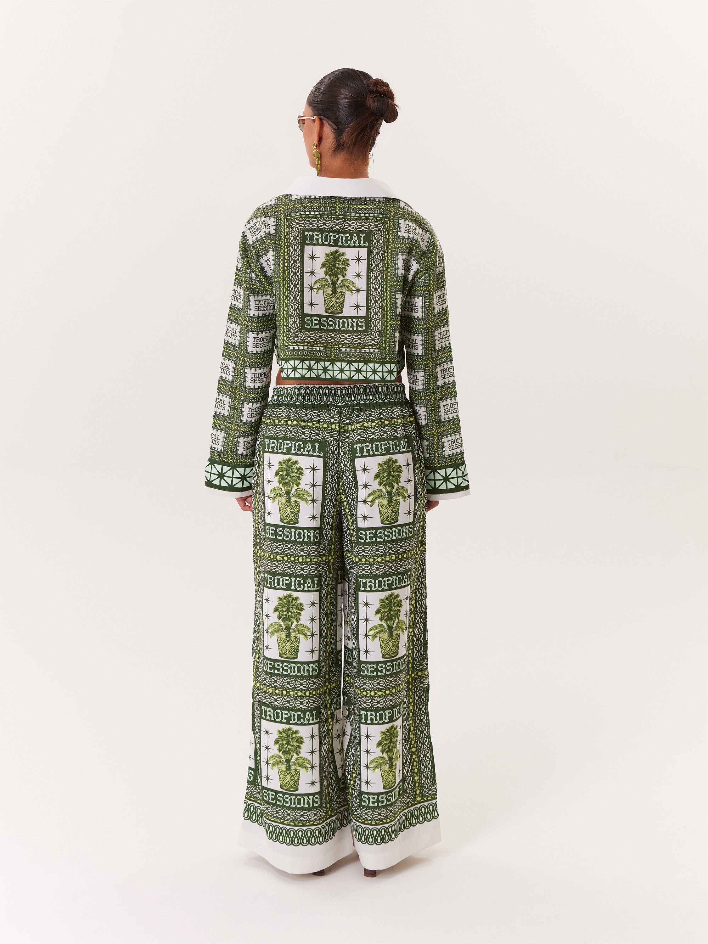 Pantalón Tropical - Verde