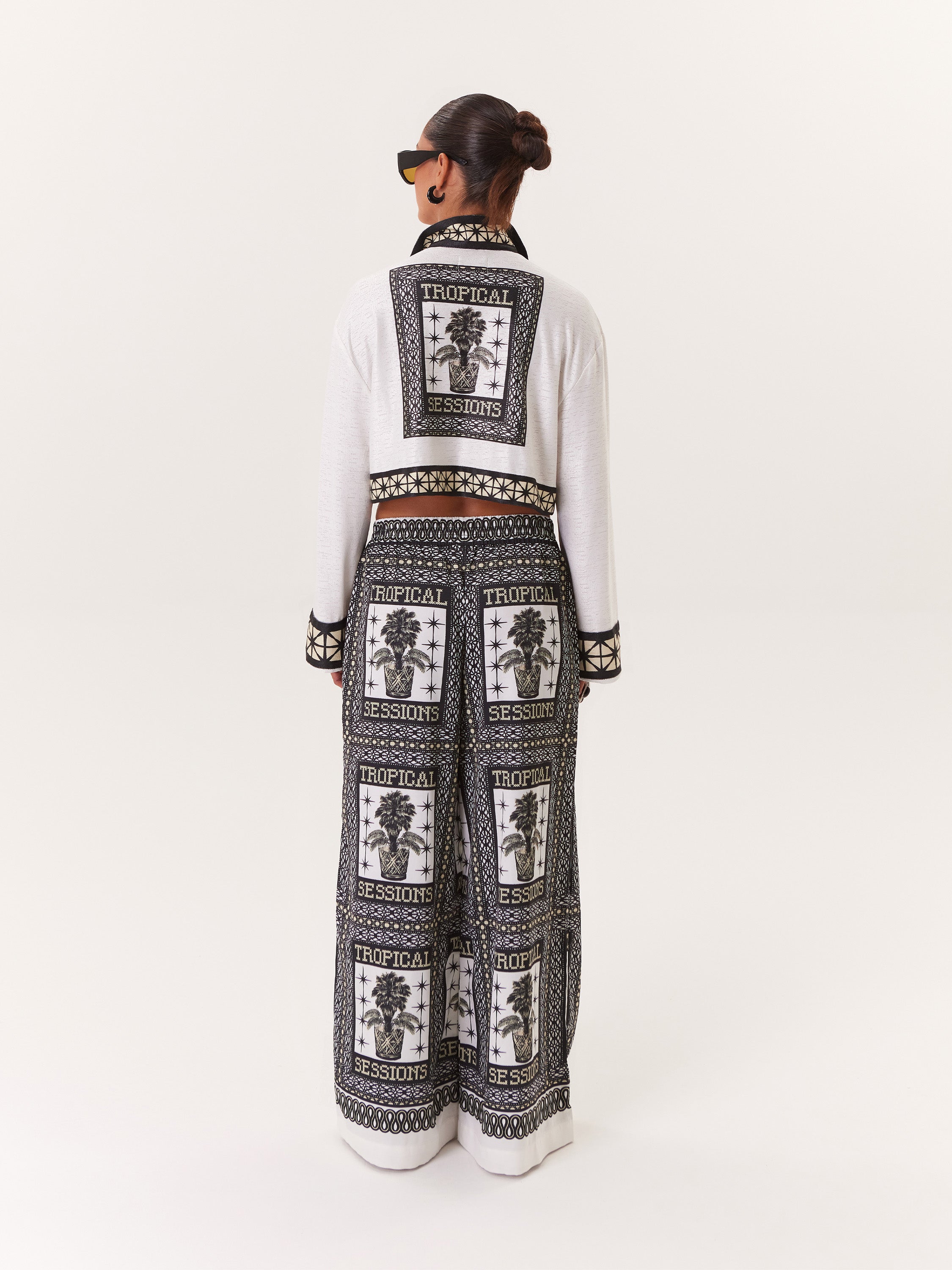 Pantalón Tropical - Negro