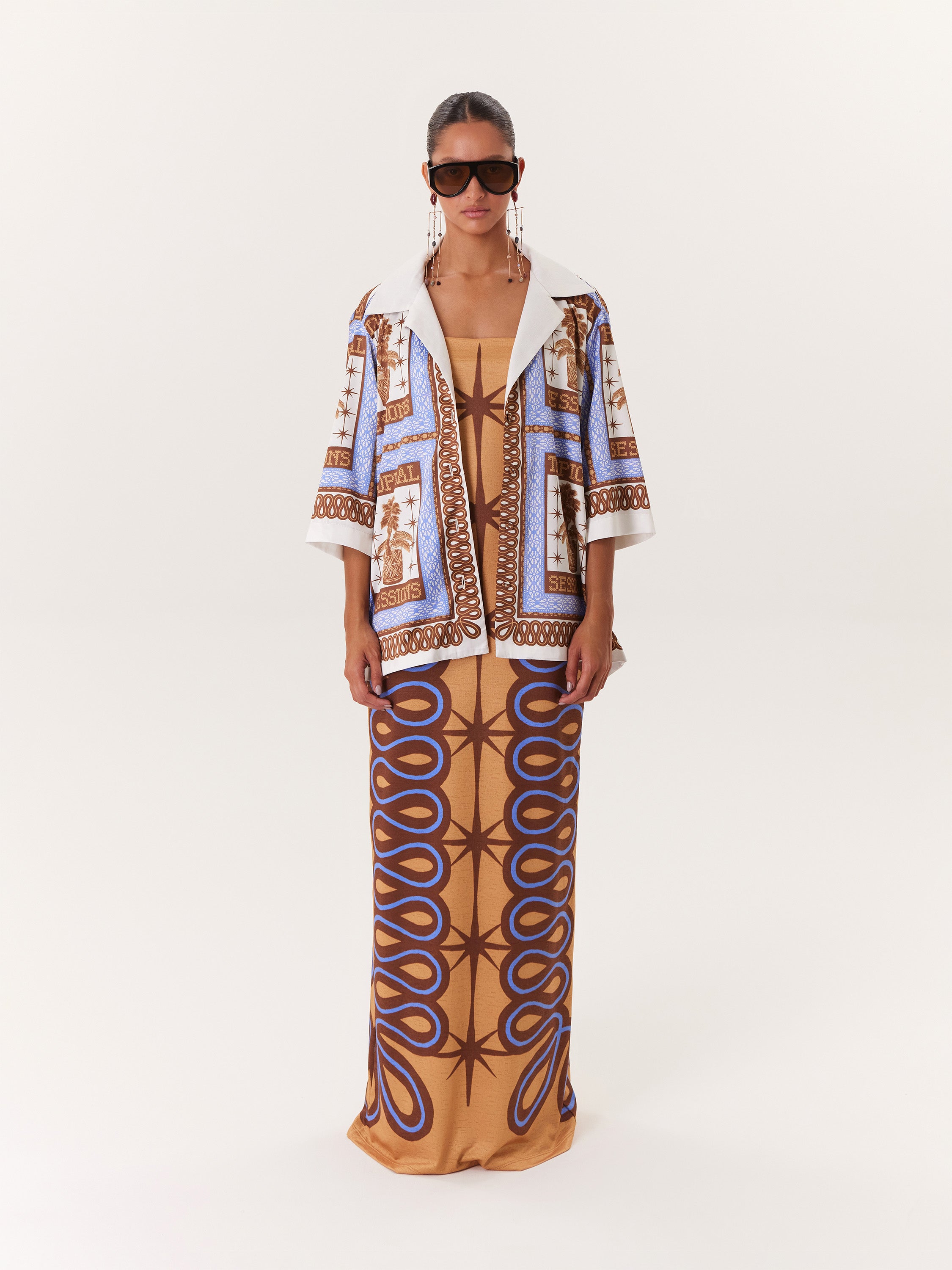 Blouse Tropical - Azul