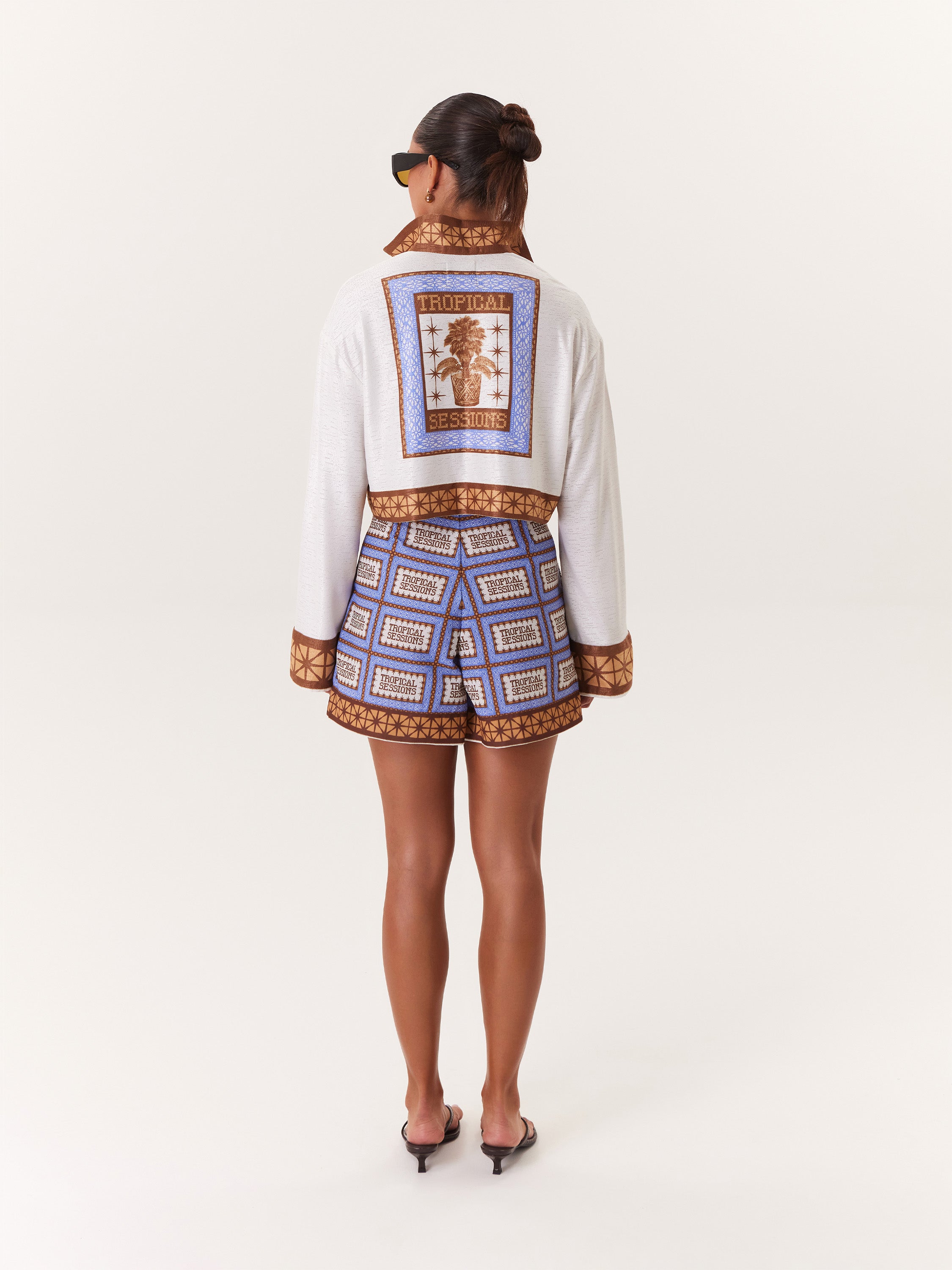 Short Tropical - Azul