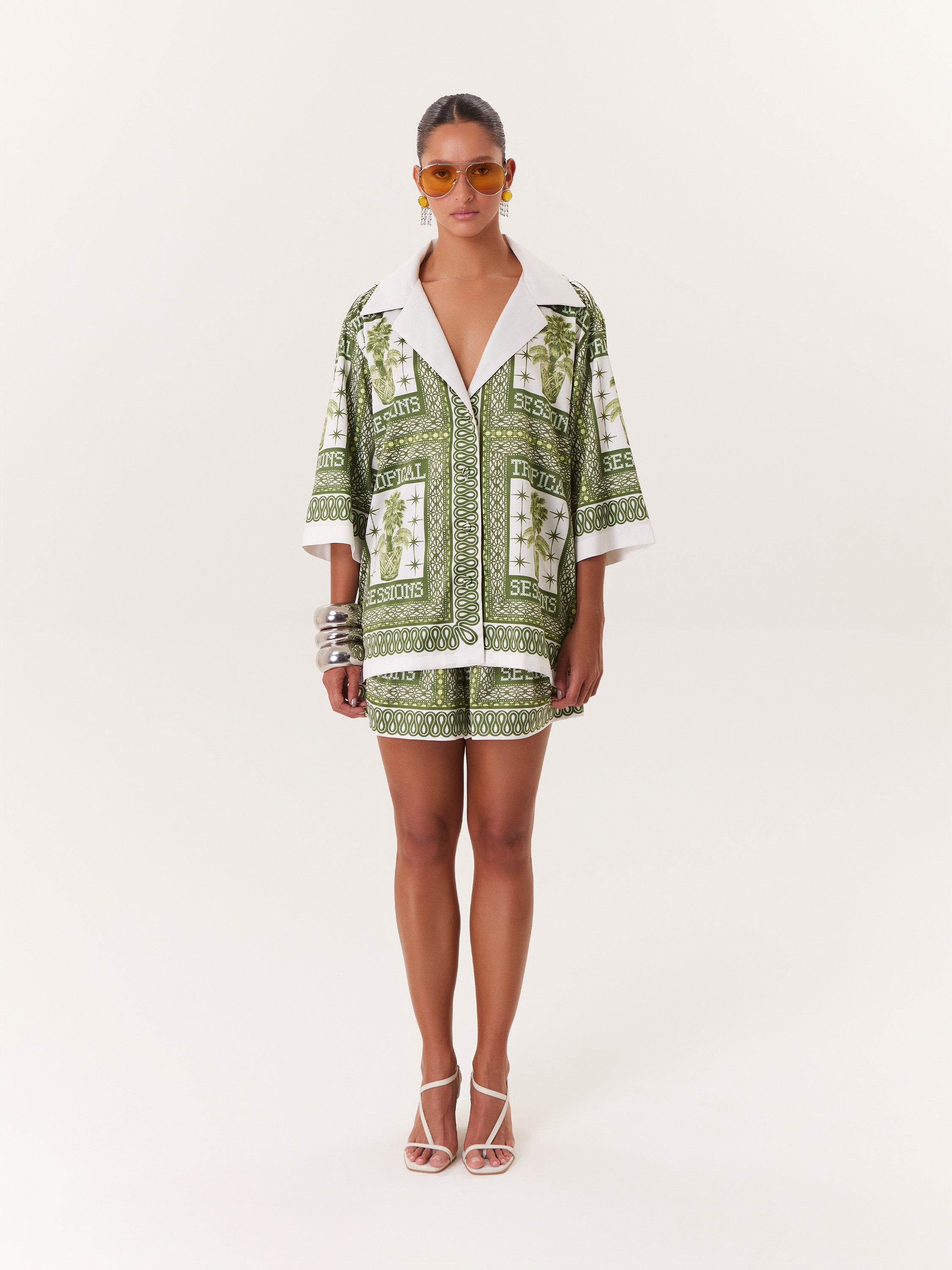 Blouse Tropical - Verde