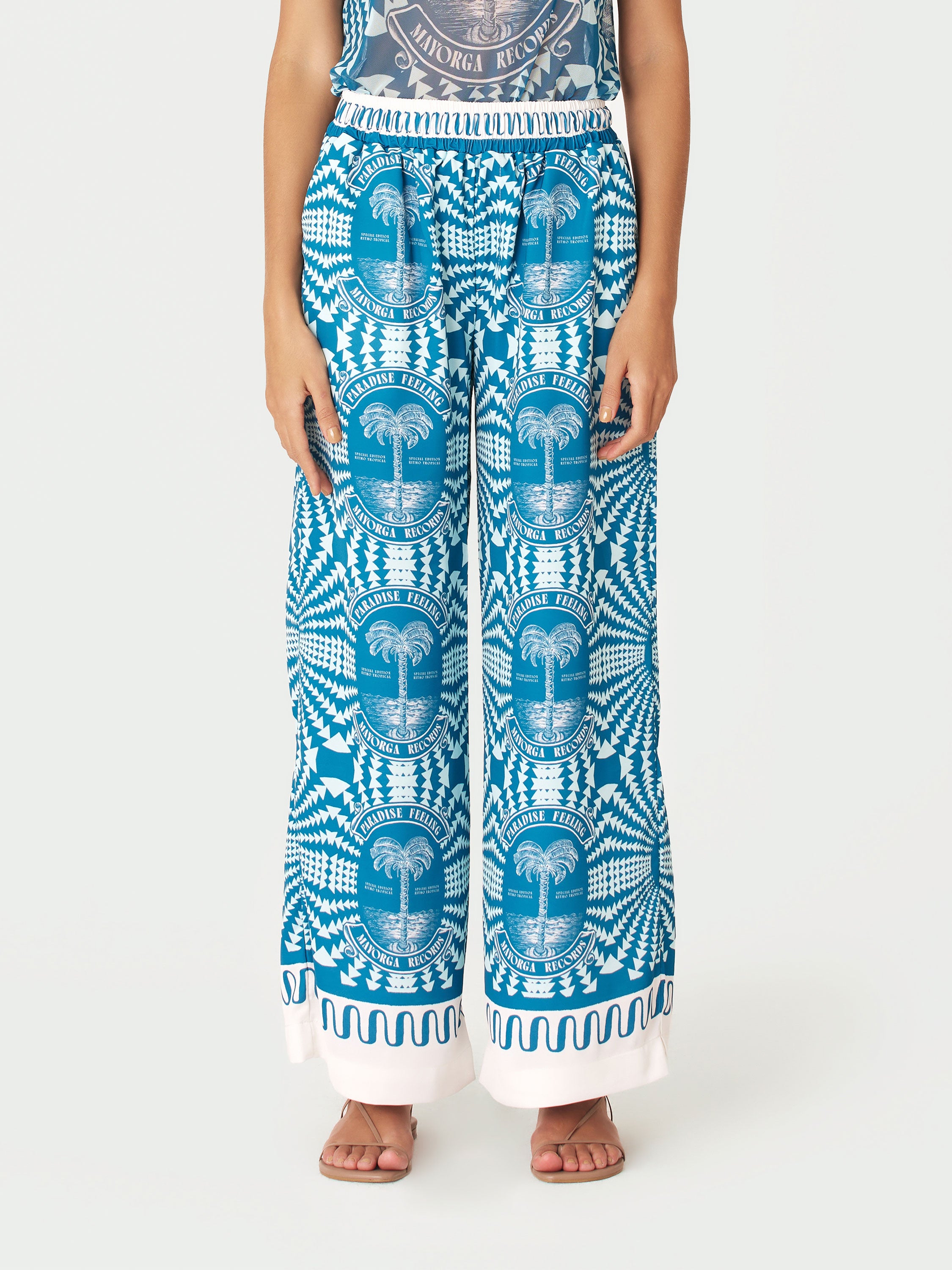 Pantalón Paradise - Turquesa