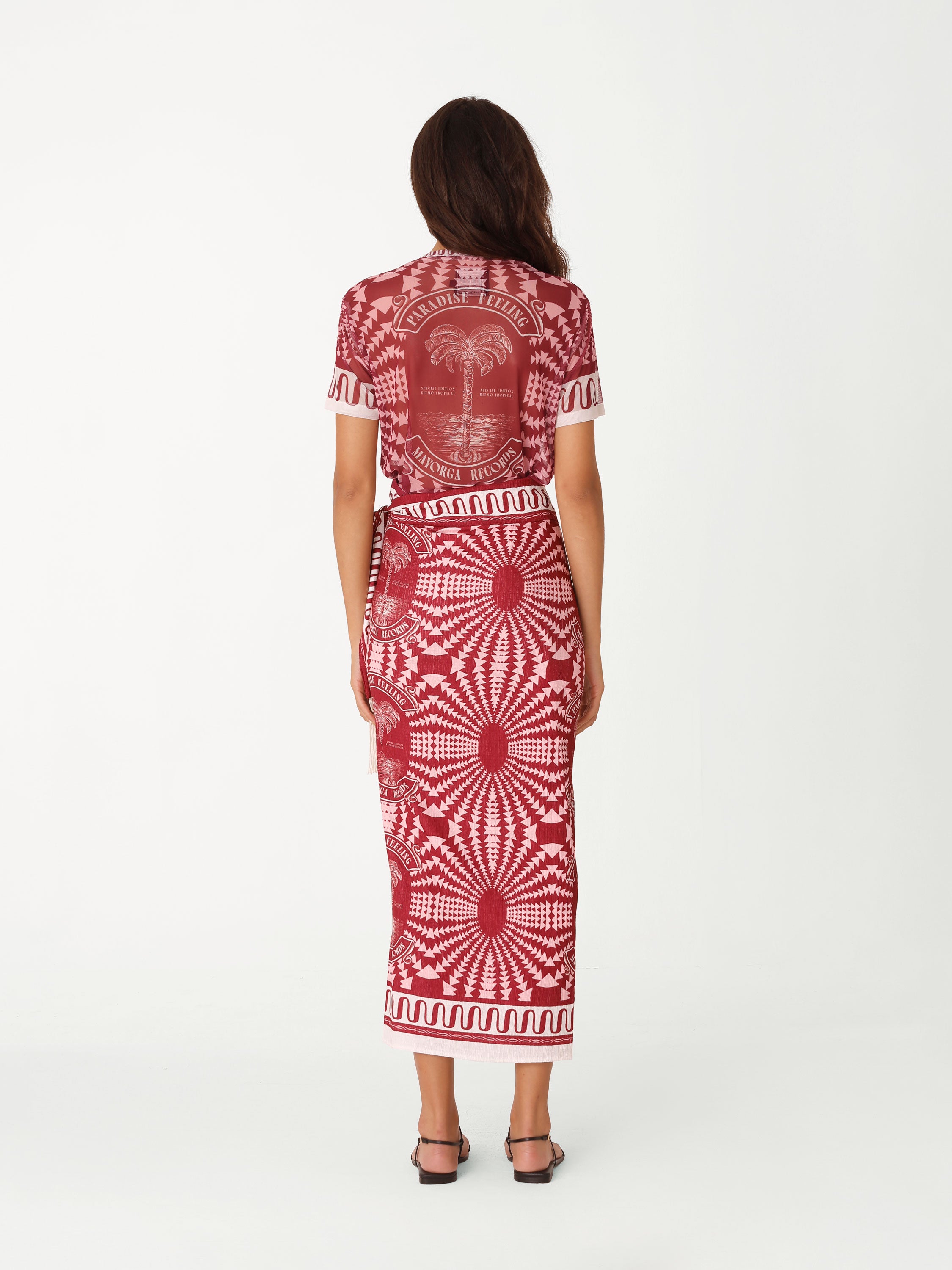 Mesh Top Paradise - Magenta