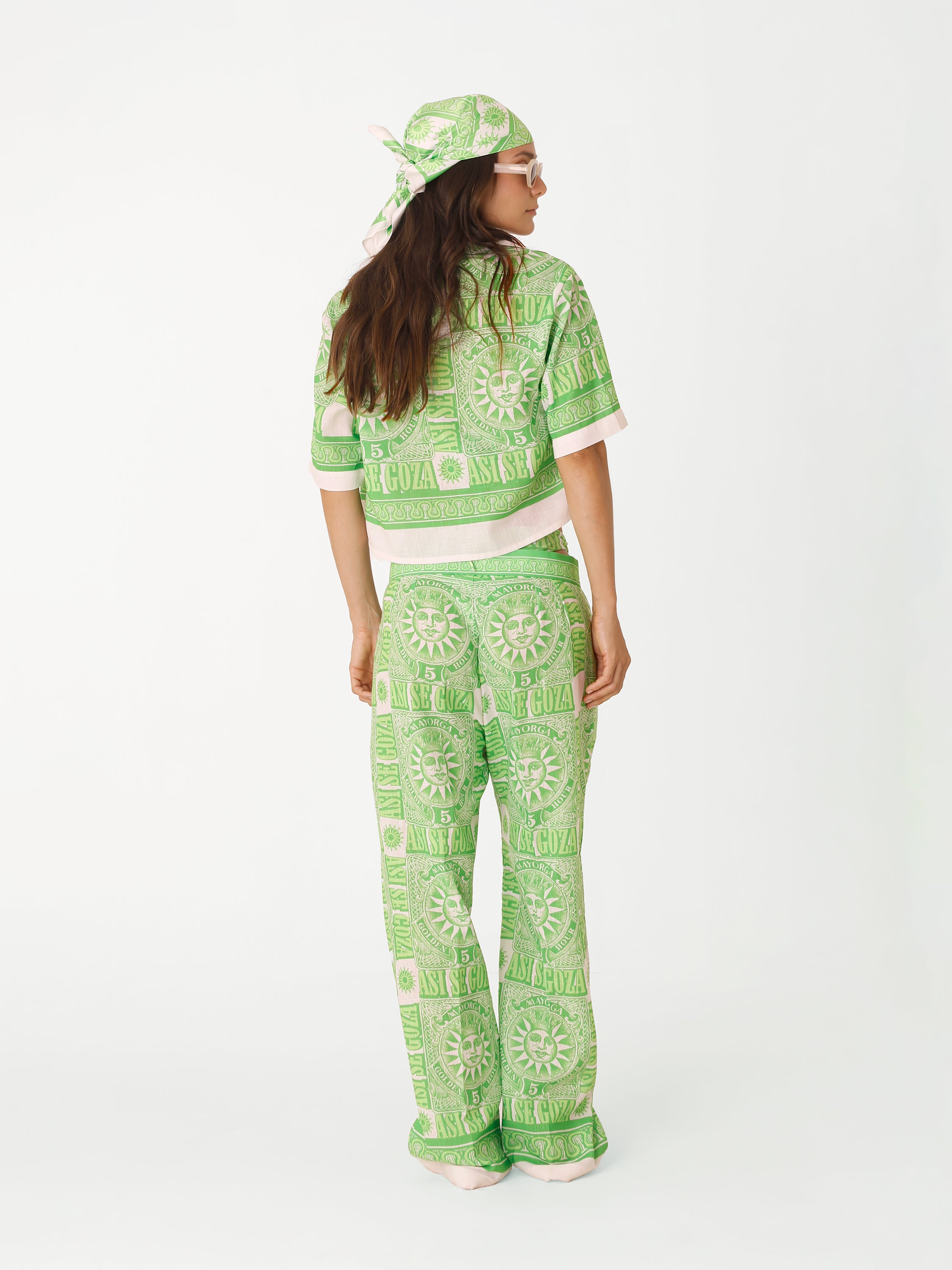 Cropped Blouse Goza - Verde