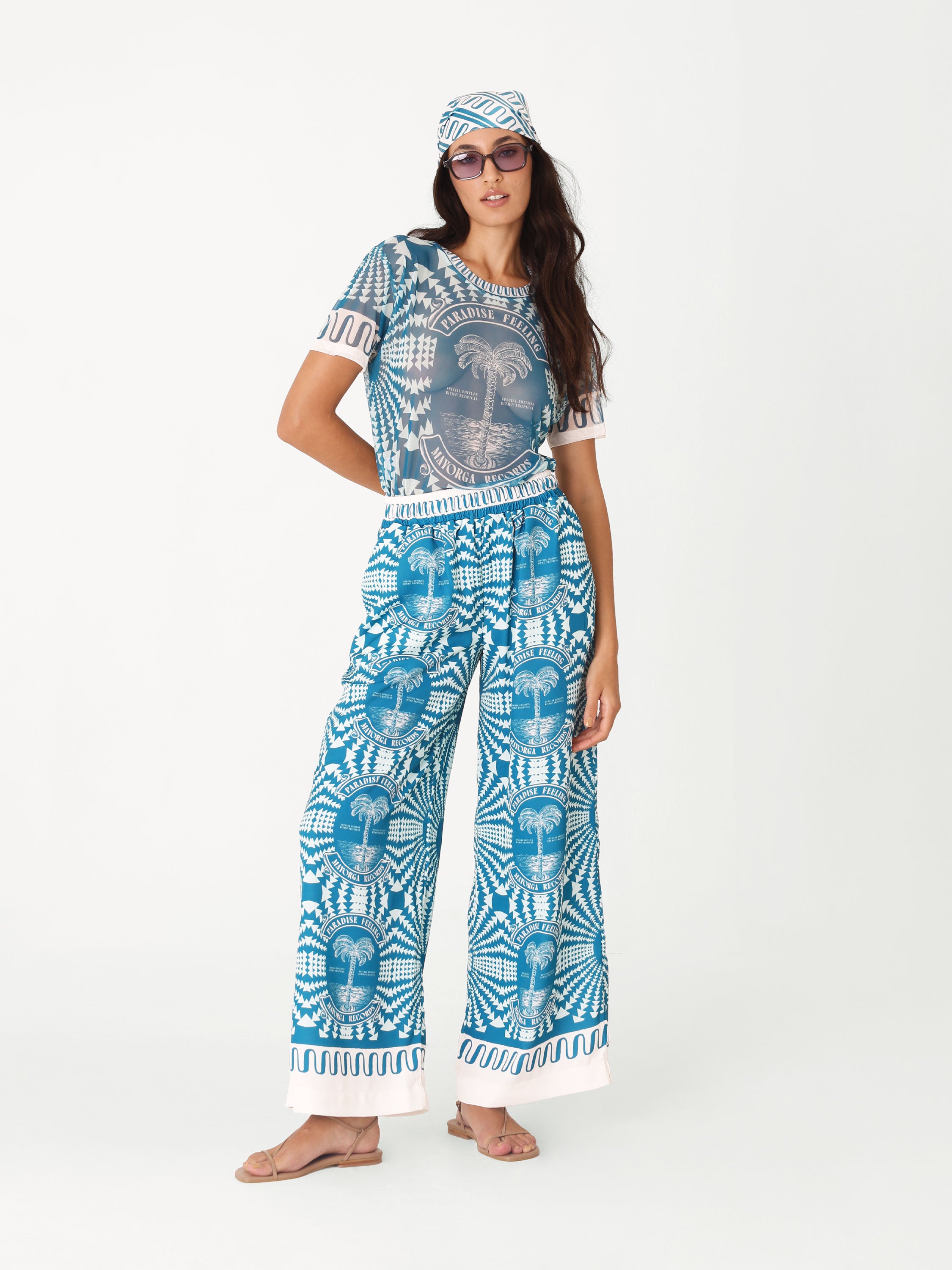 Pantalón Paradise - Turquesa